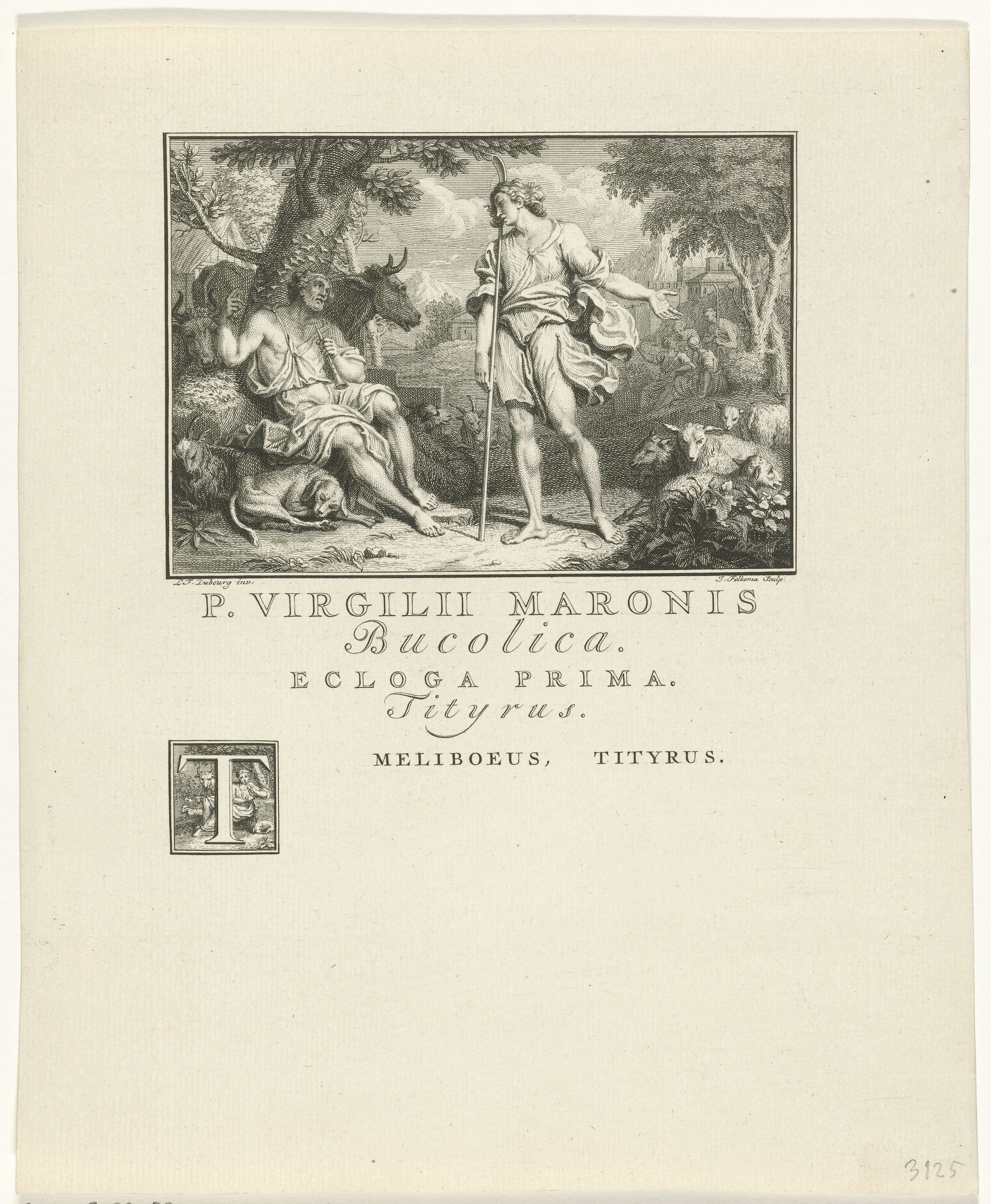 Dialoog tussen de herders Tityrus en Meliboeus