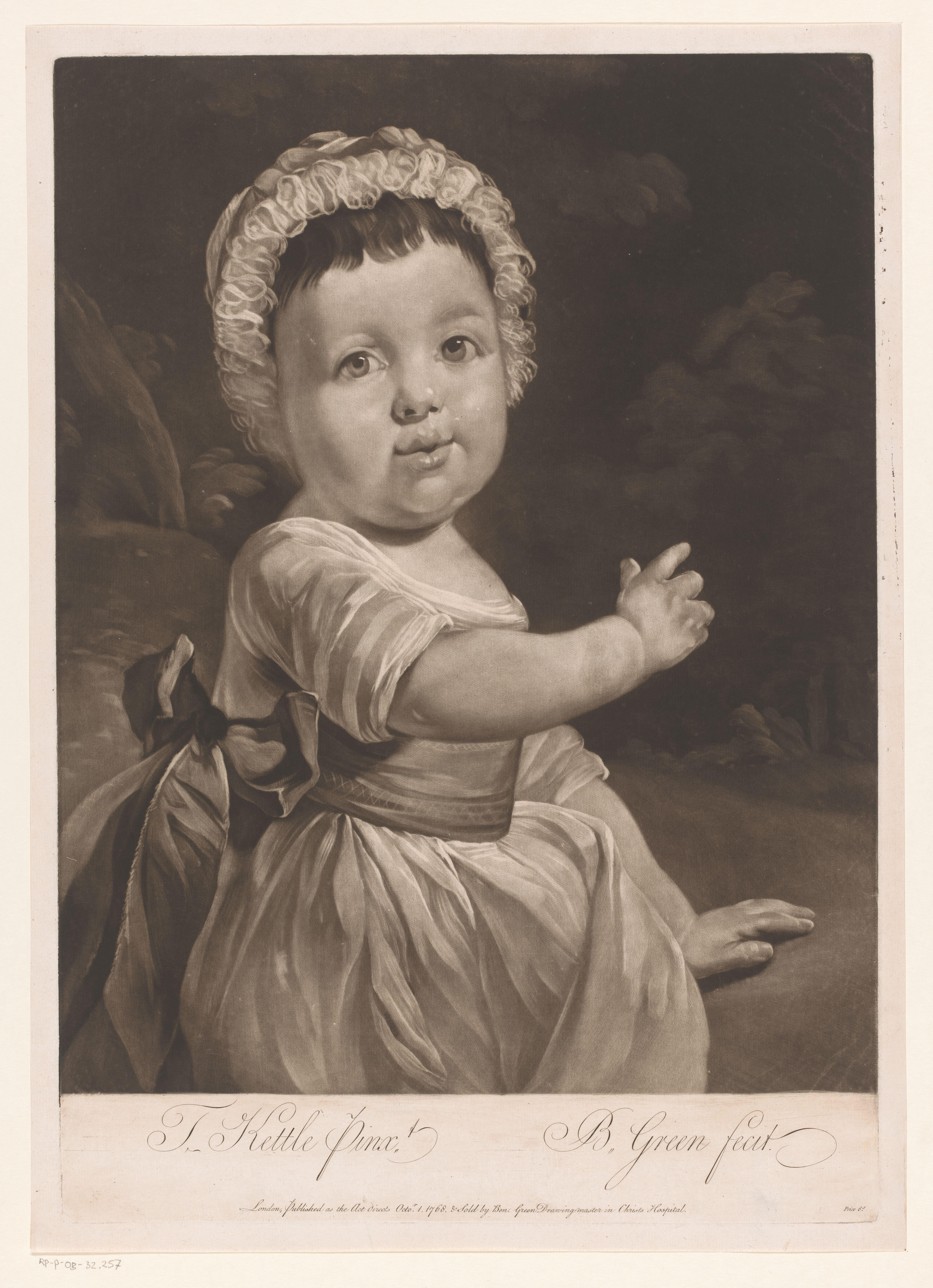 Portret van een onbekend meisje