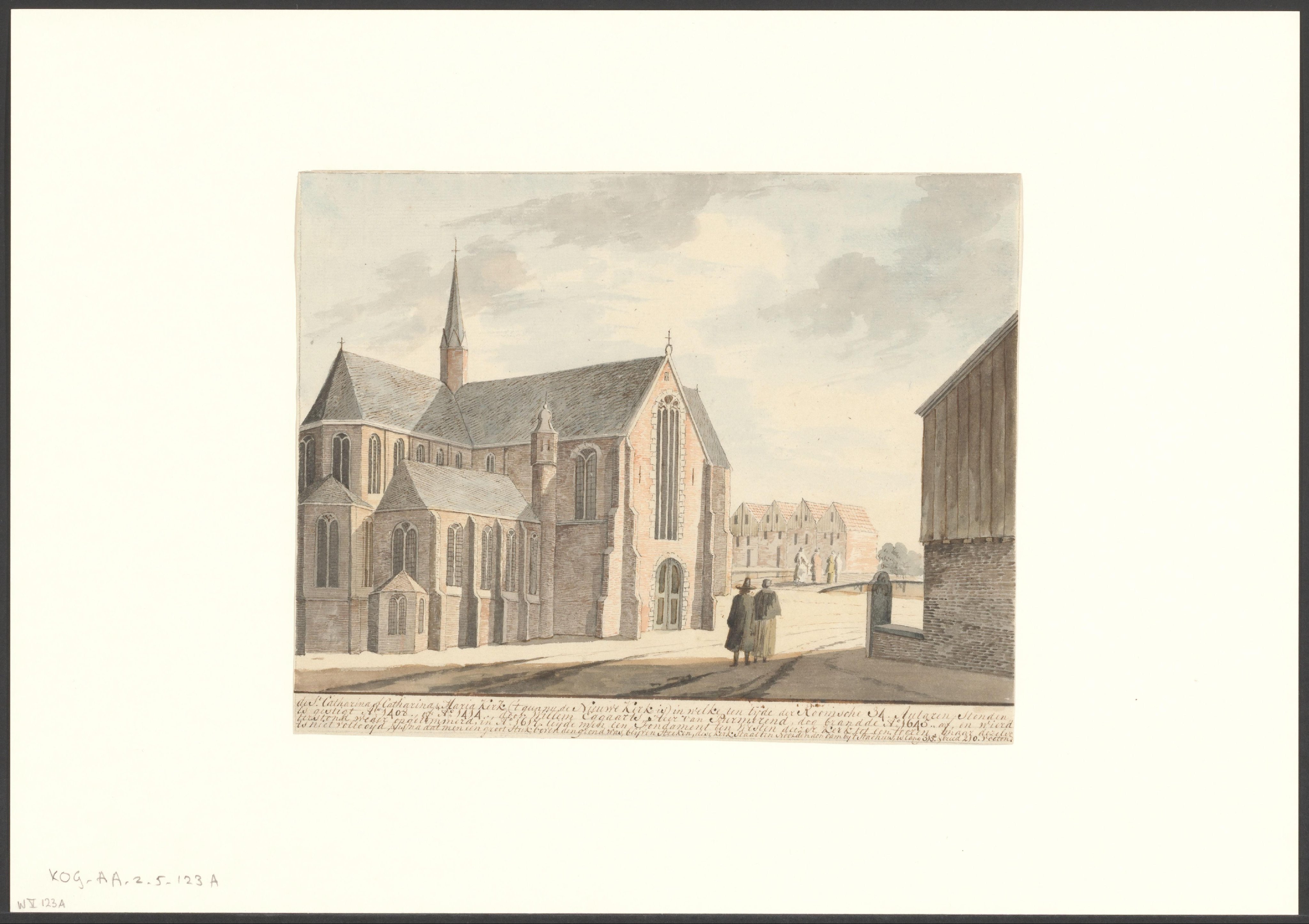 Gezicht op de Nieuwe Kerk en de Dam