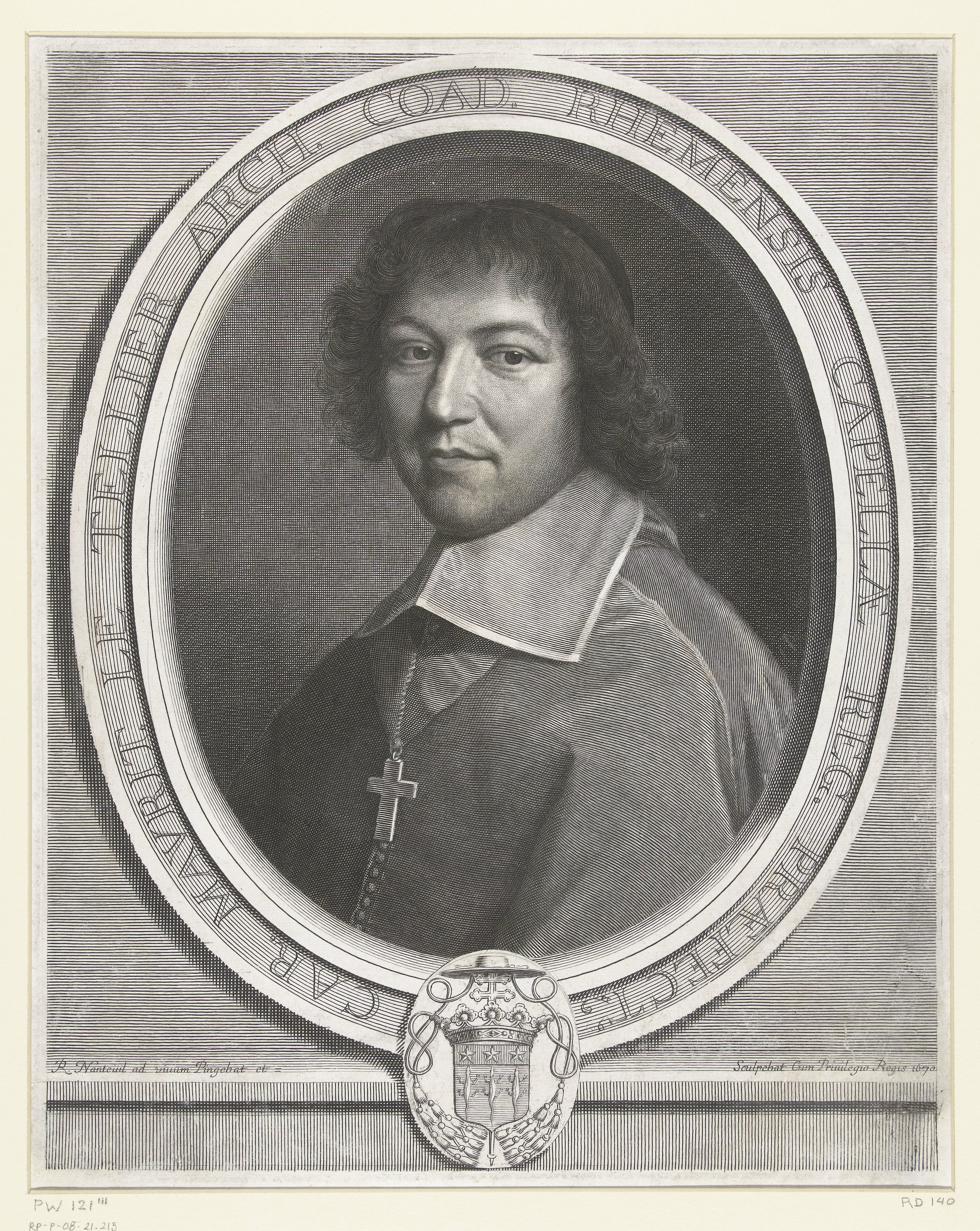 Portret van Charles-Maurice Le Tellier