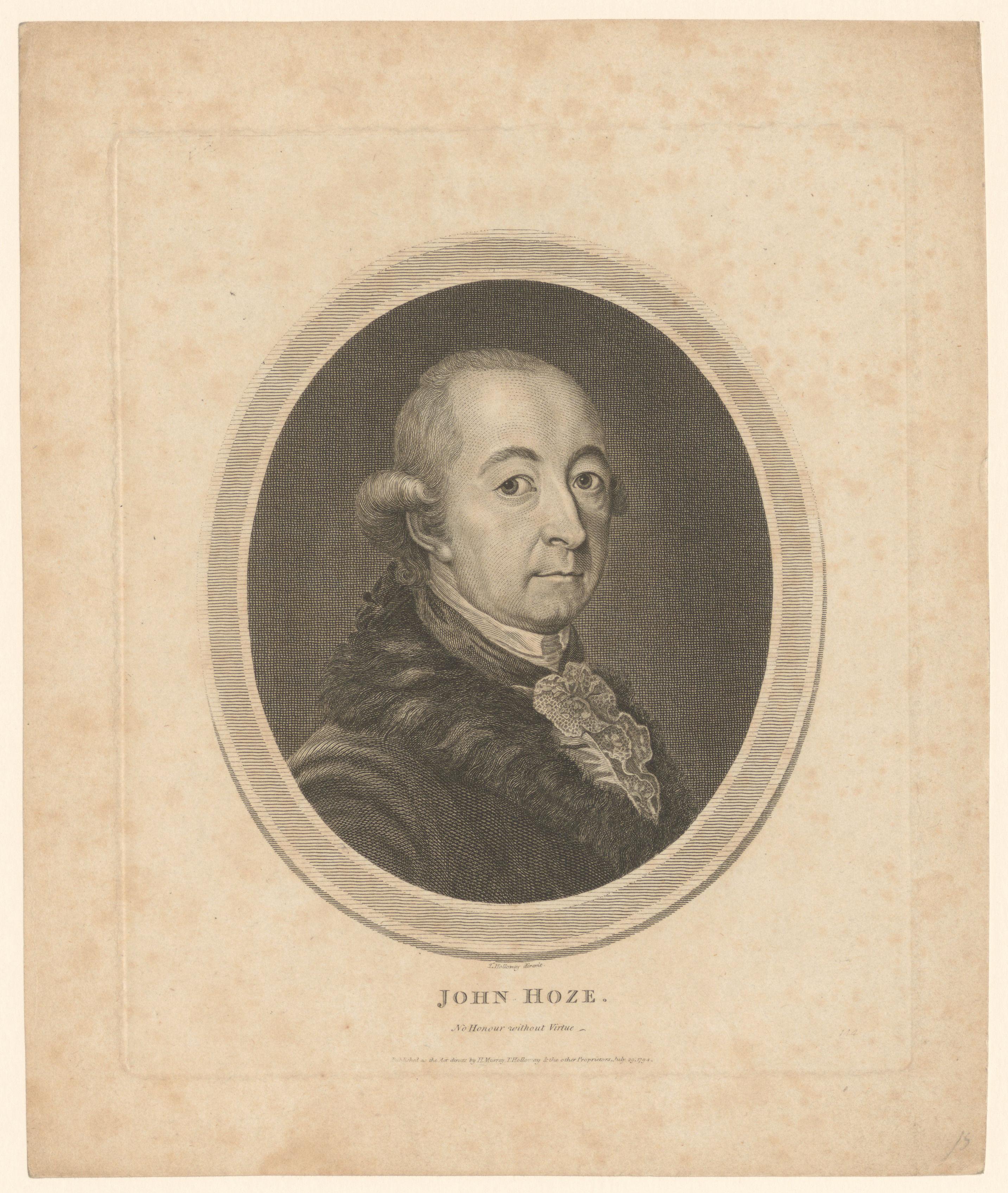 Portret van Johannes Hotze