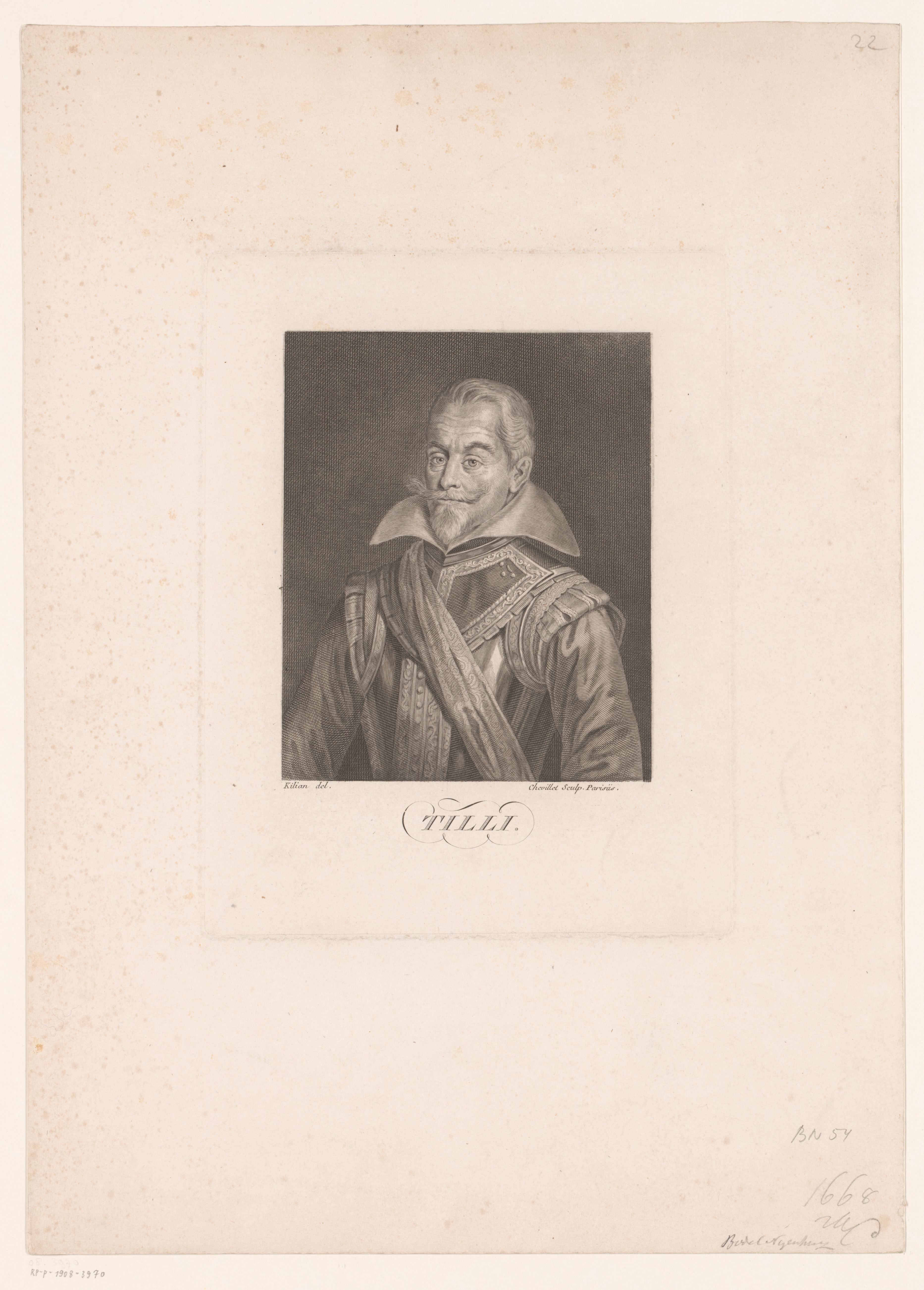 Portret van Johan t'Serclaes van Tilly