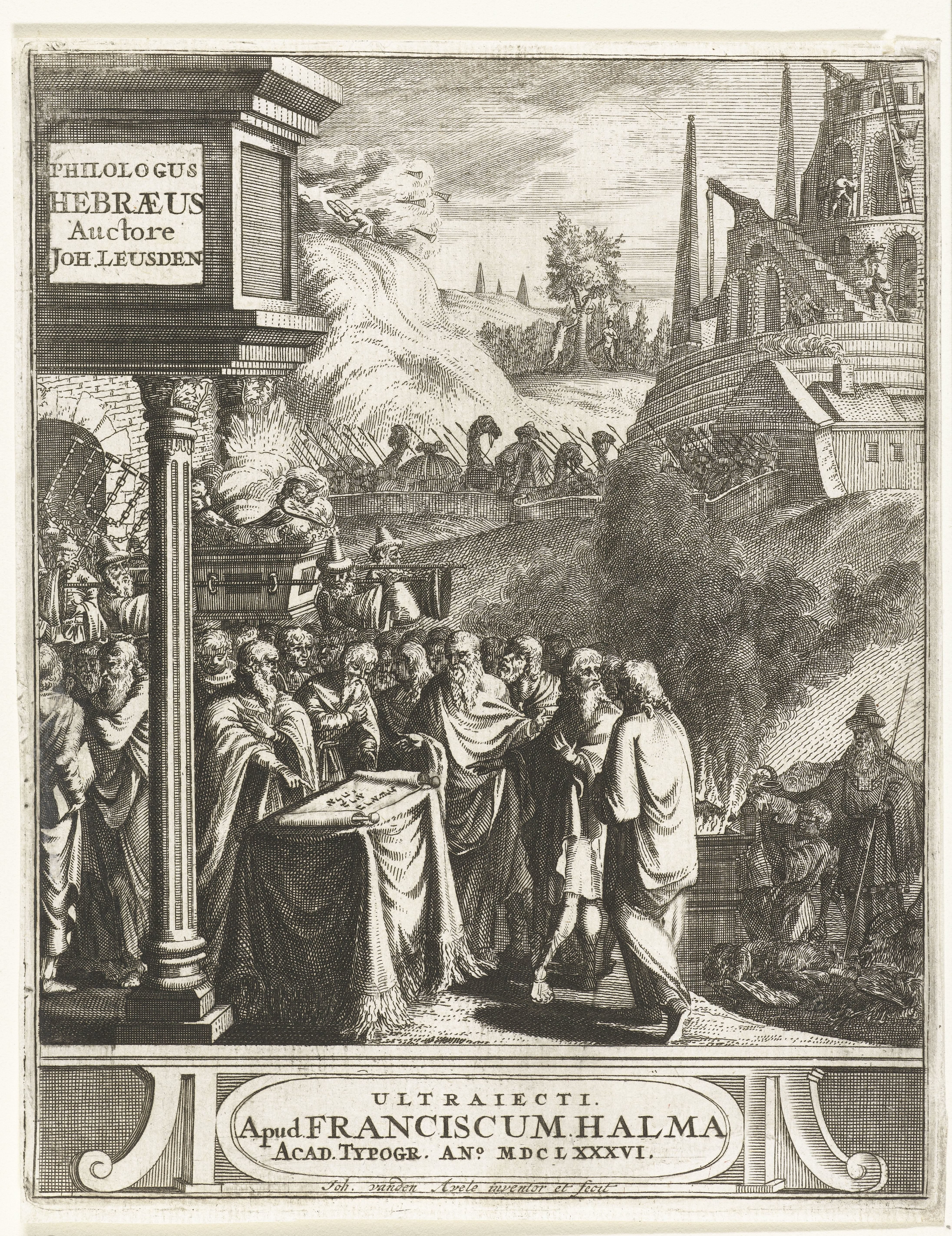 Compilatie van scènes uit de Joodse geschiedenis