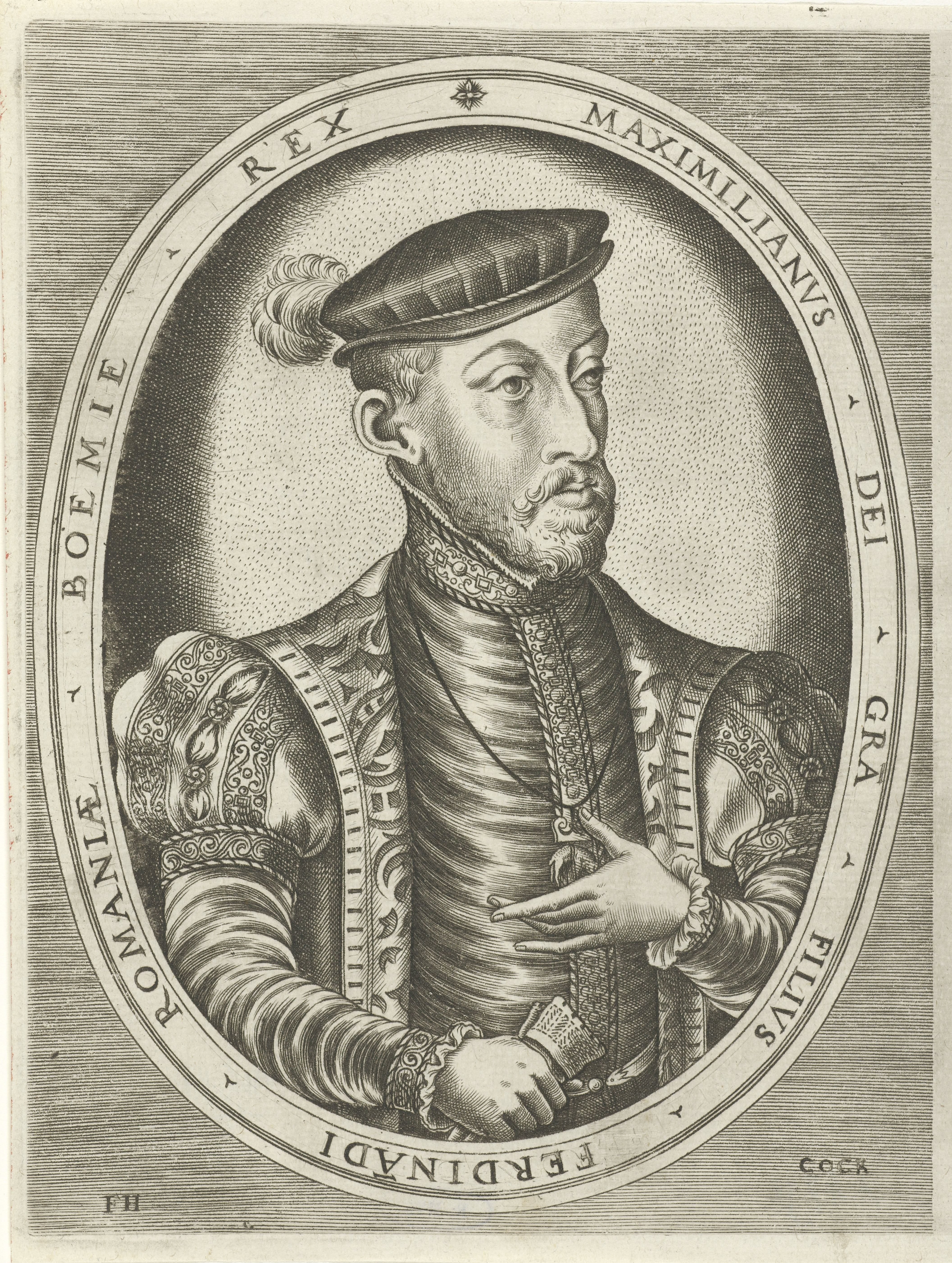 Portret van keizer Maximiliaan II