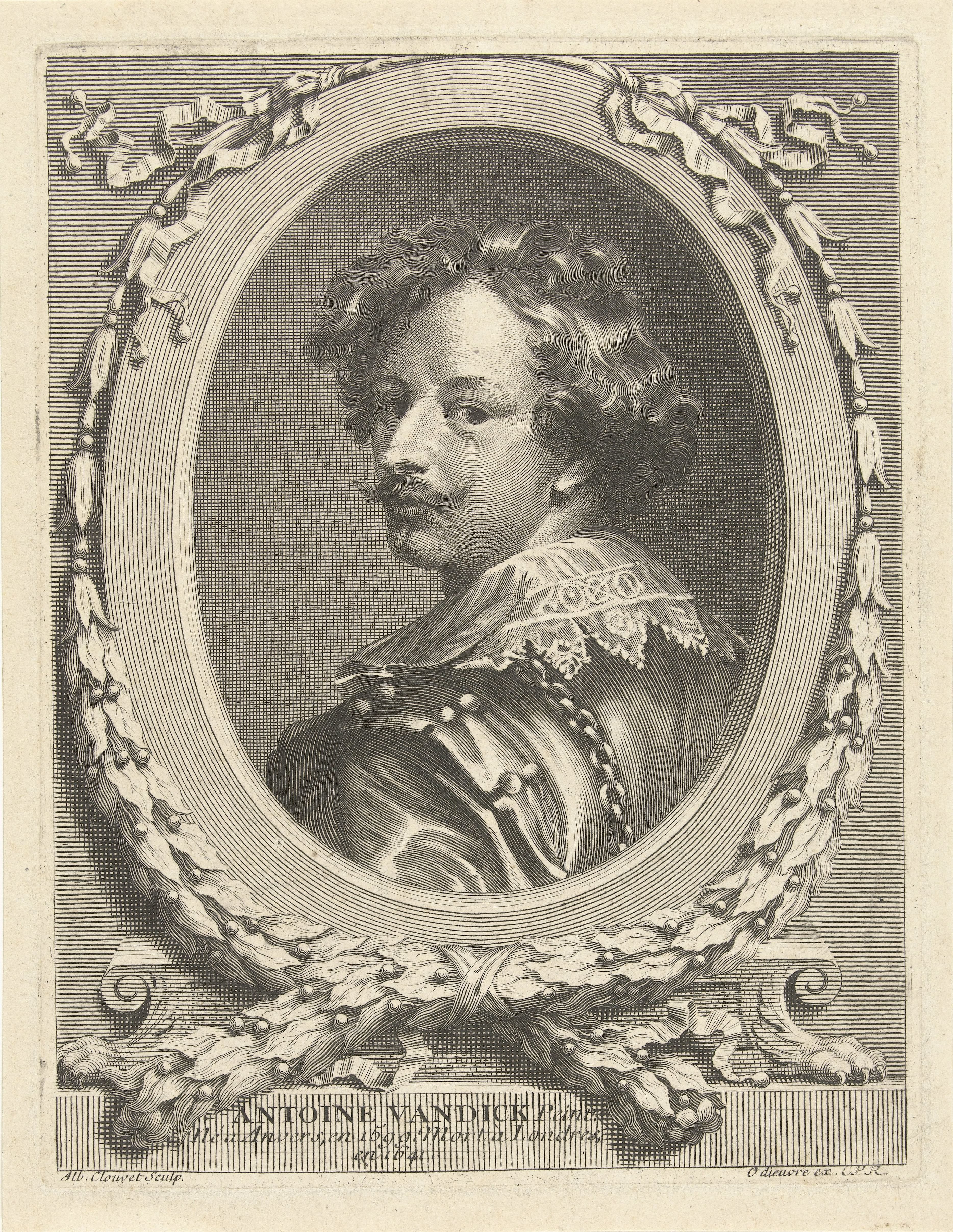 Portret van Anthony van Dyck