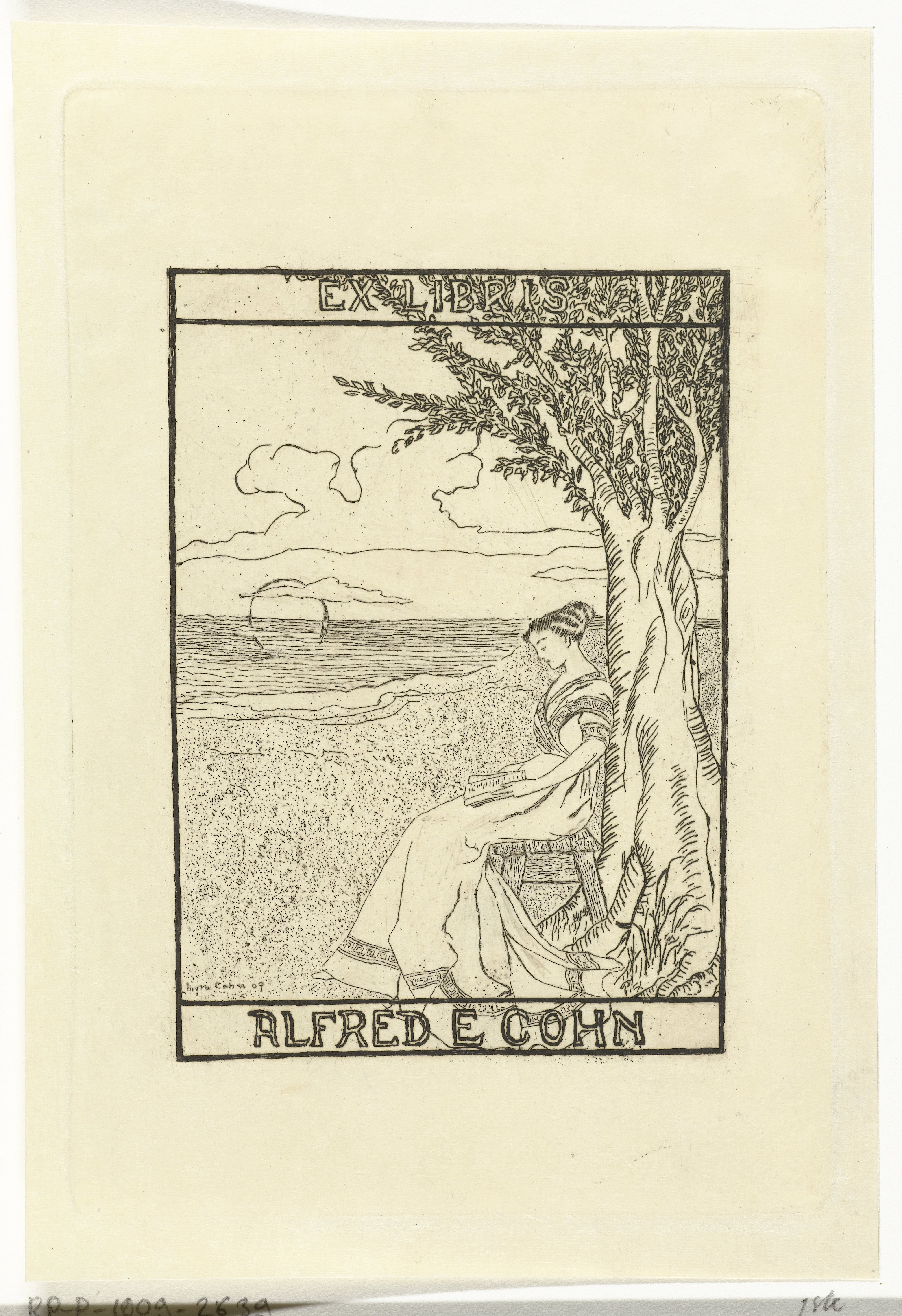 Ex libris van Alfred E. Cohn