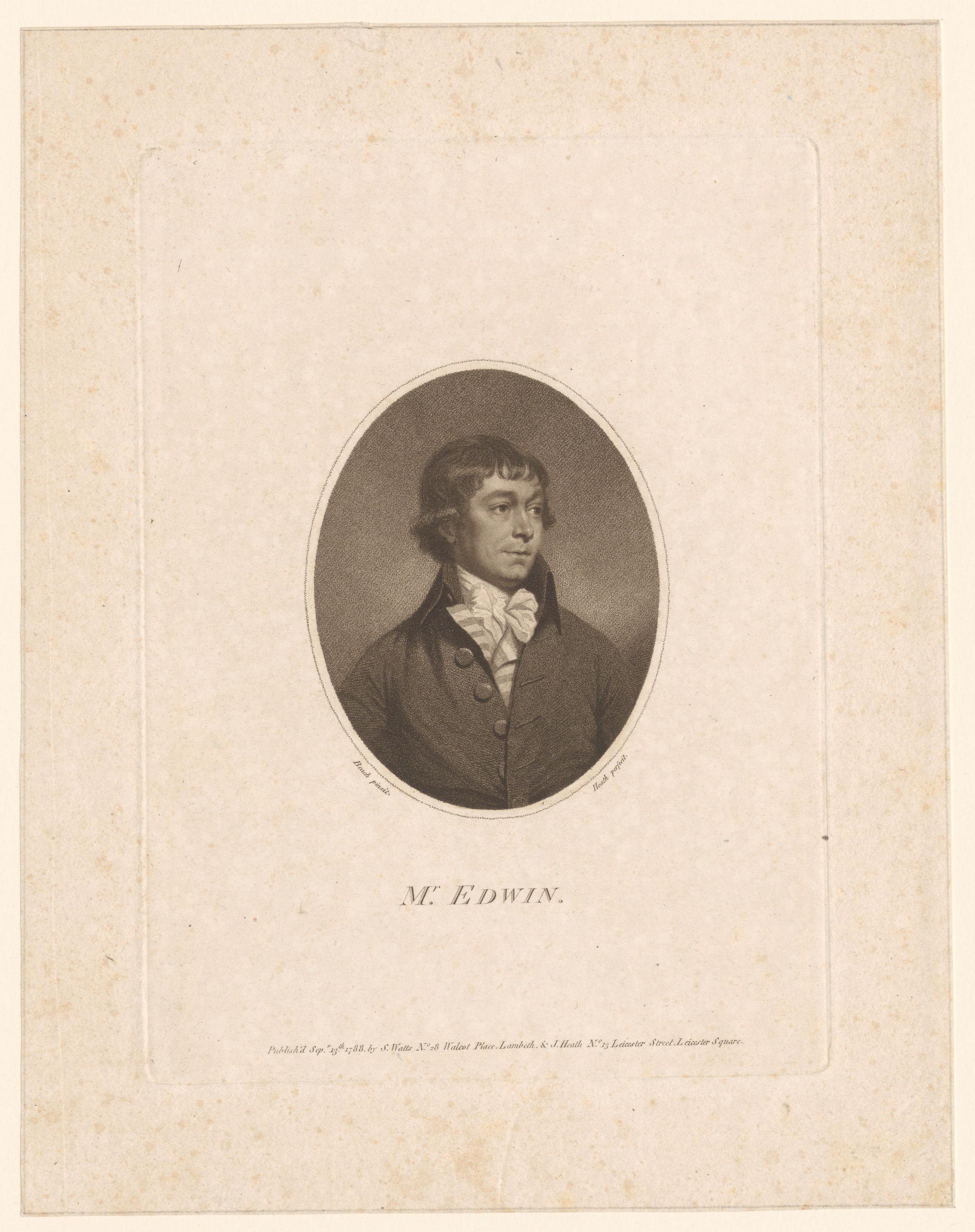 Portret van John Edwin