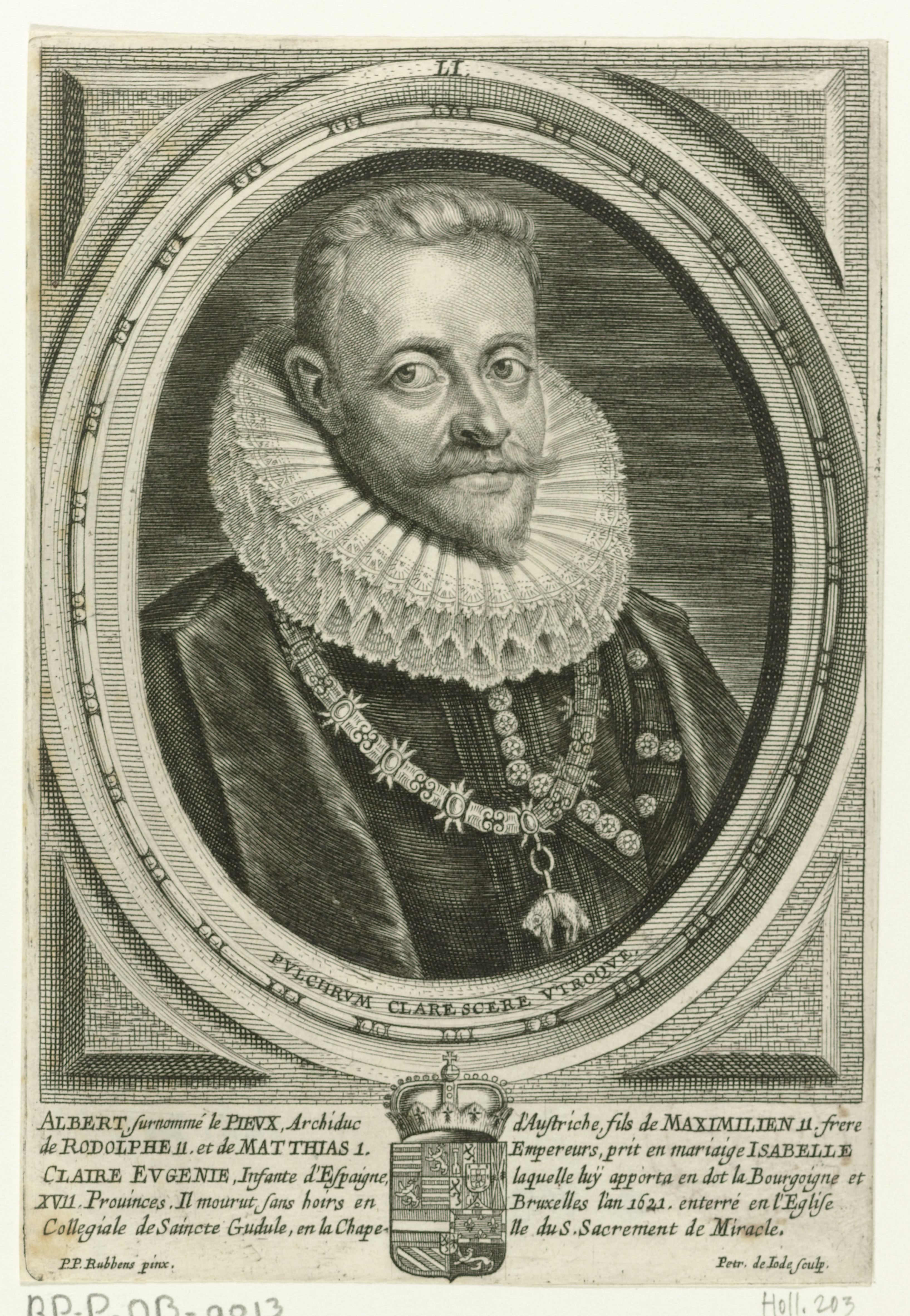 Portret van Albrecht, aartshertog van Oostenrijk