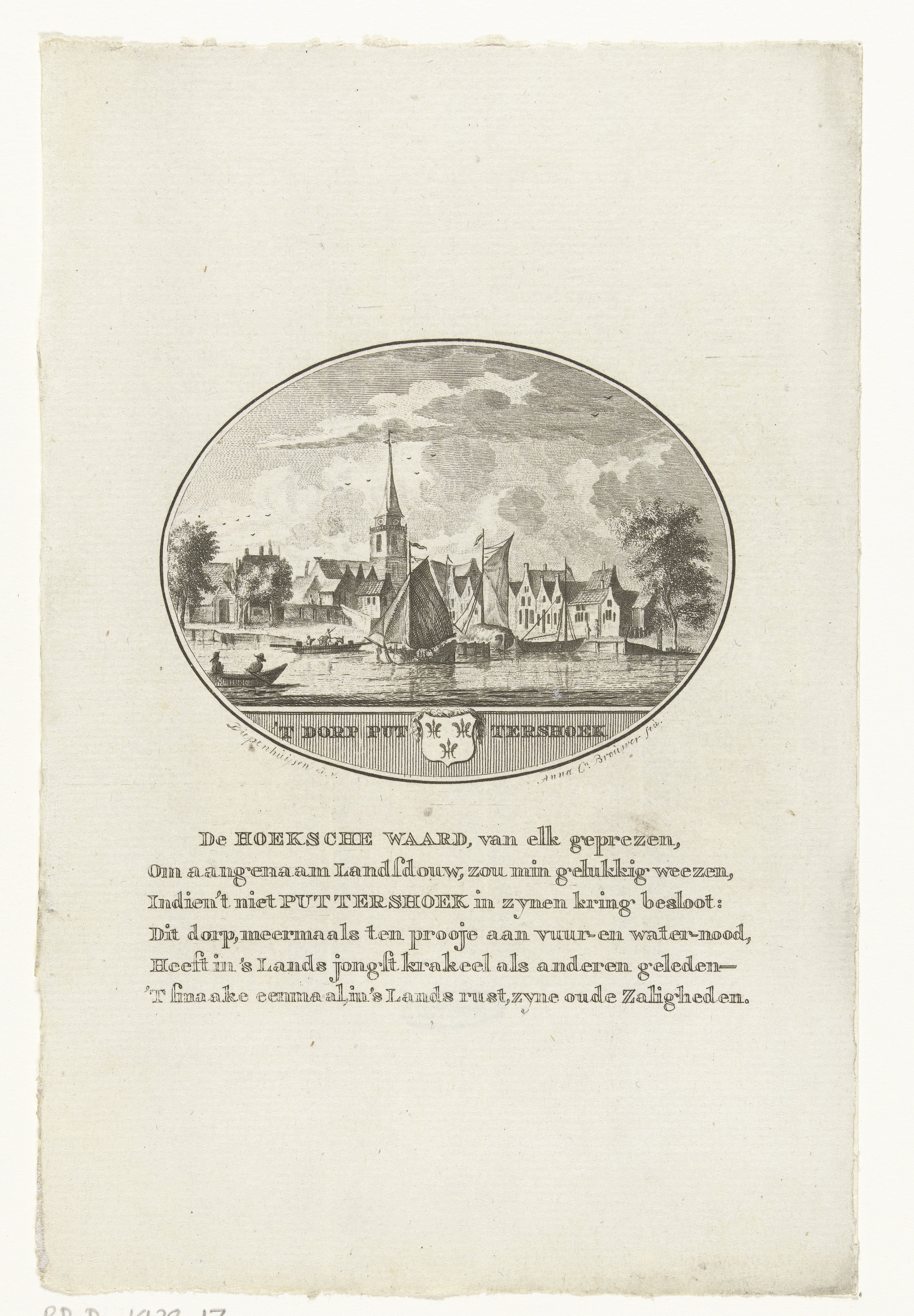 Gezicht op het dorp Puttershoek