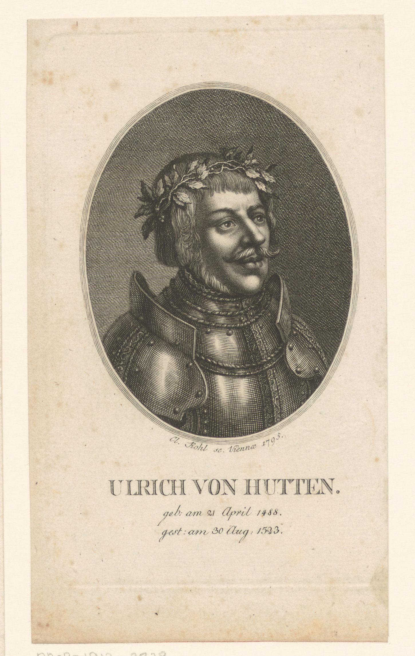 Portret van Ulrich von Hutten