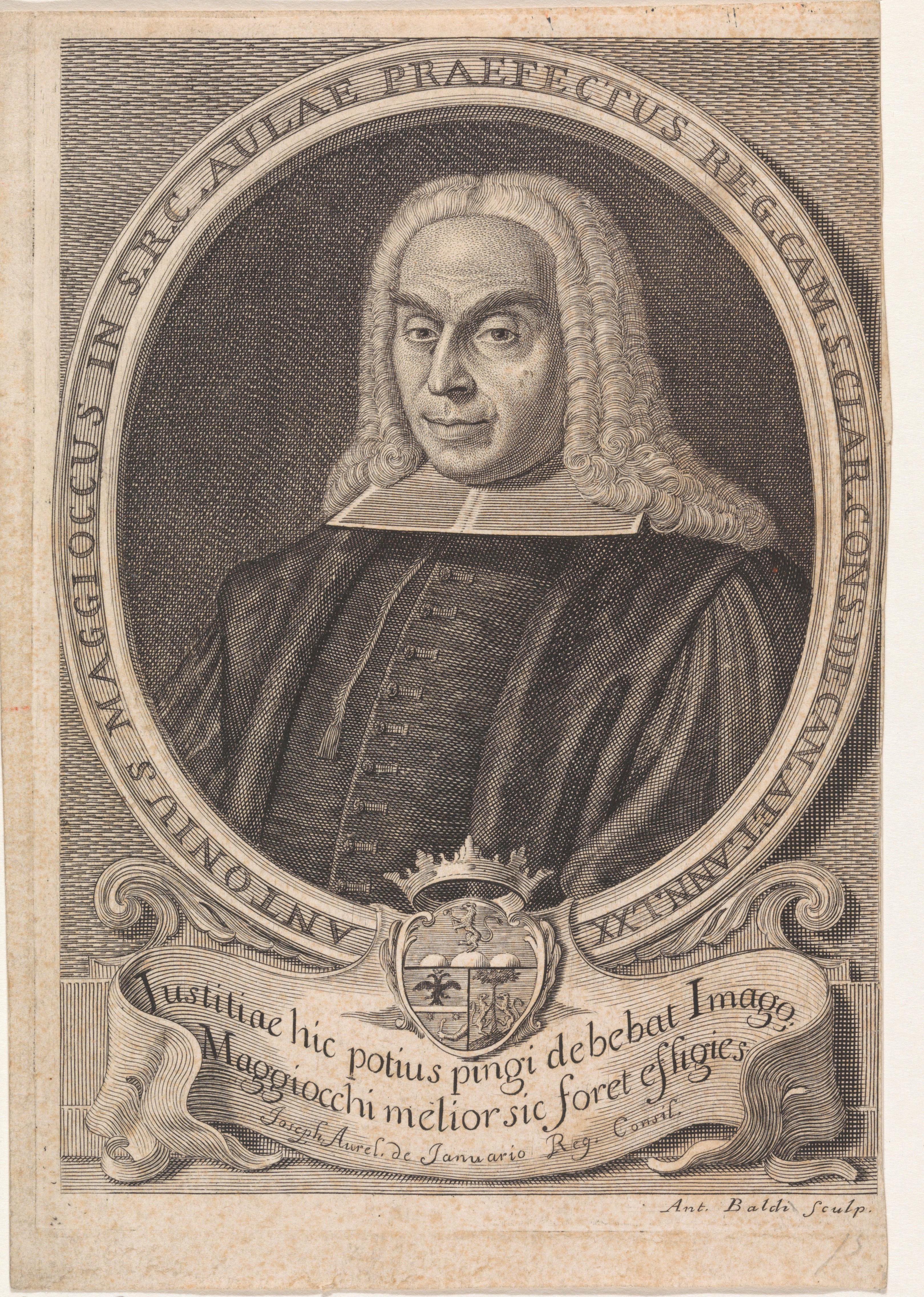 Portret van Antonio Maggiocco