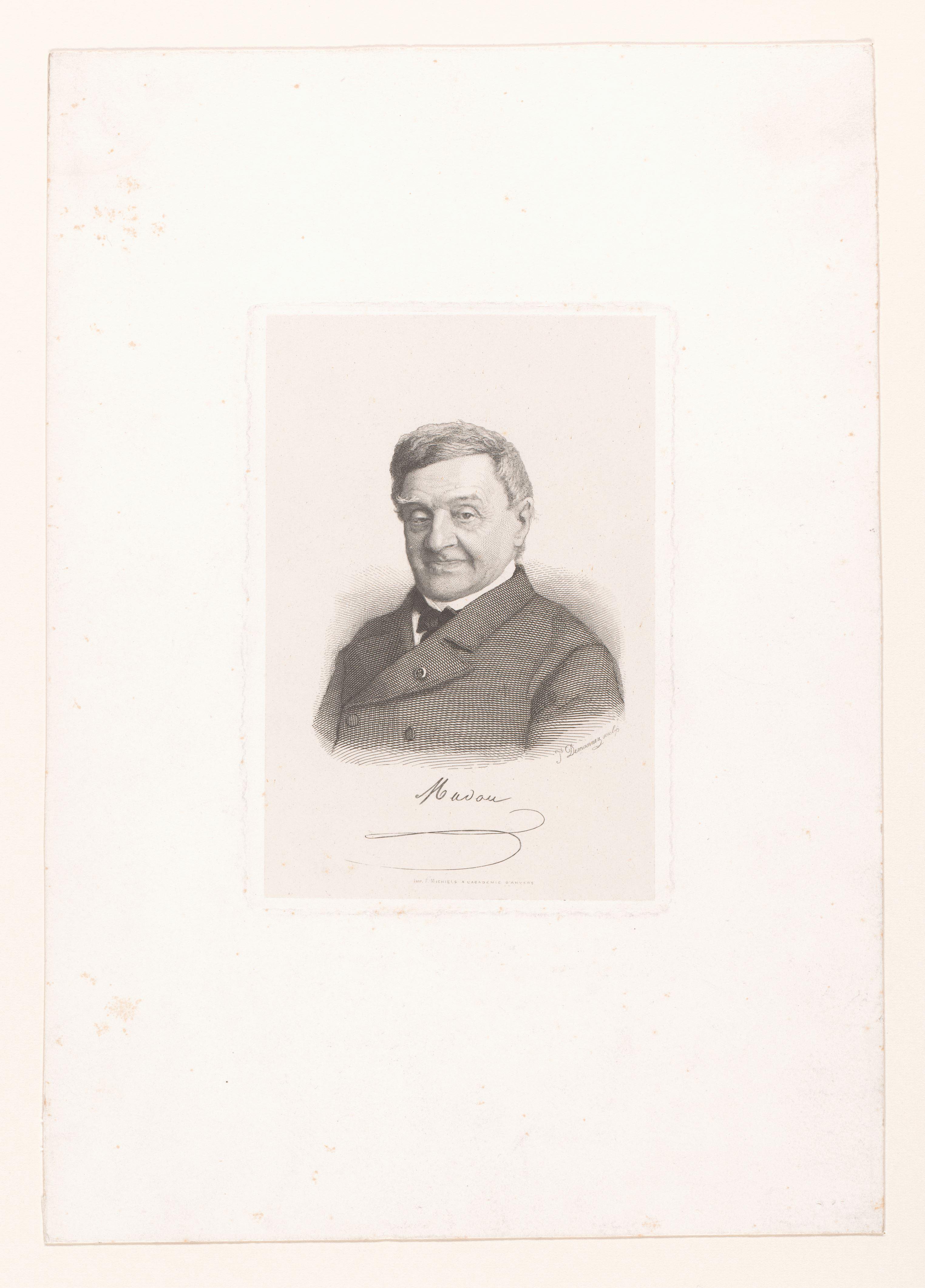 Portret van Jean-Baptiste Madou