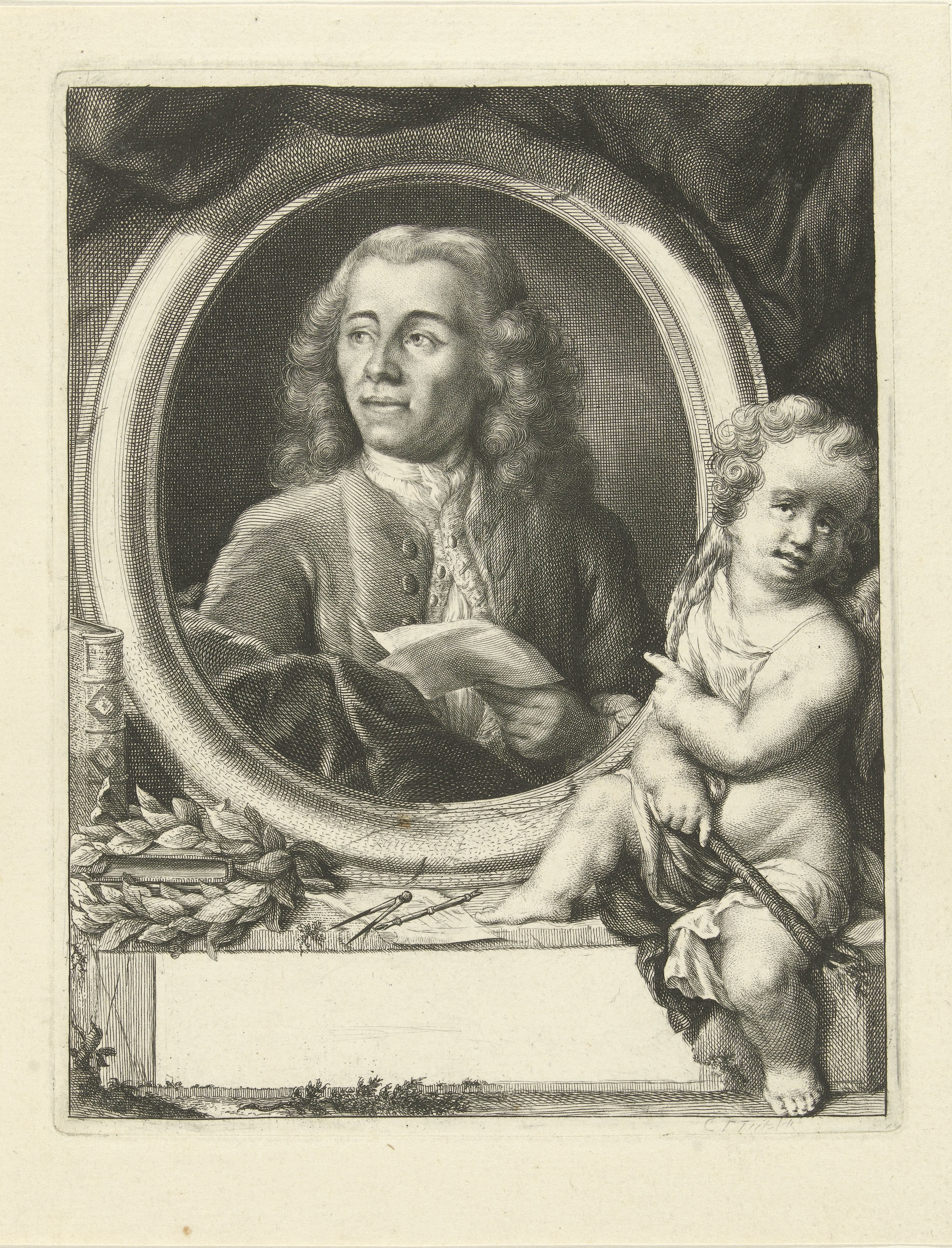 Portret van Abraham de Haen