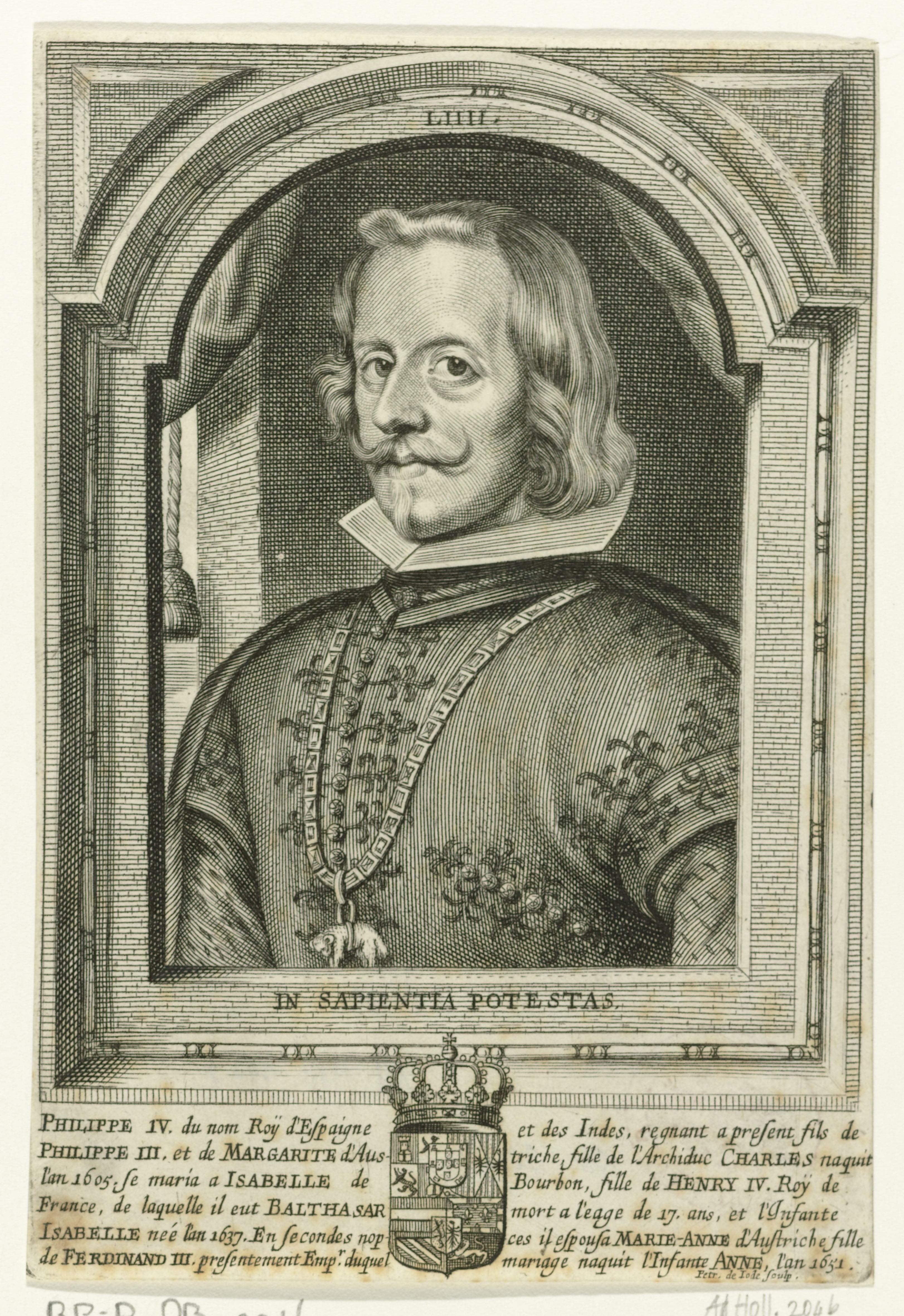 Portret van Filips IV, koning van Spanje
