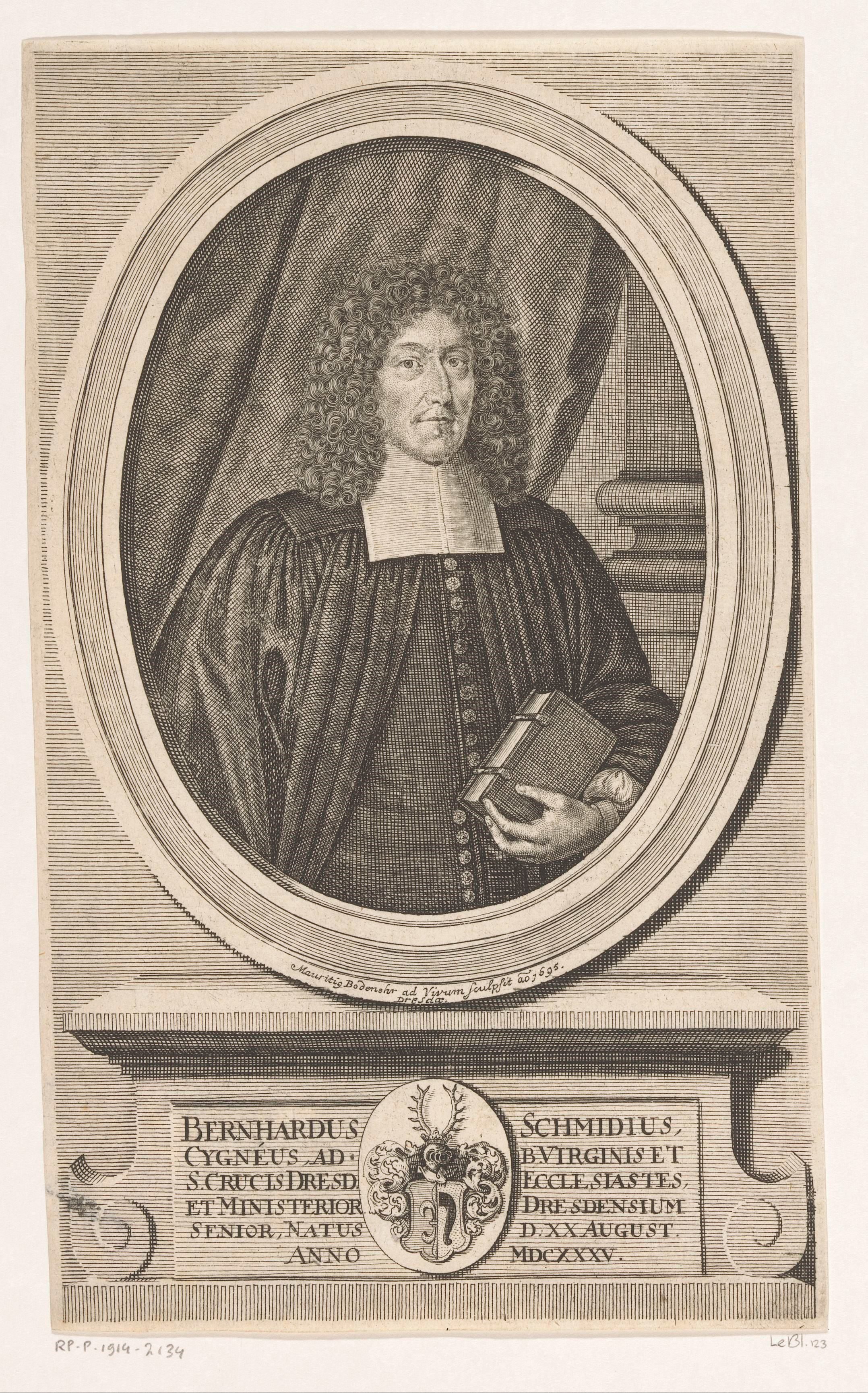 Portret van Bernhard Schmidt