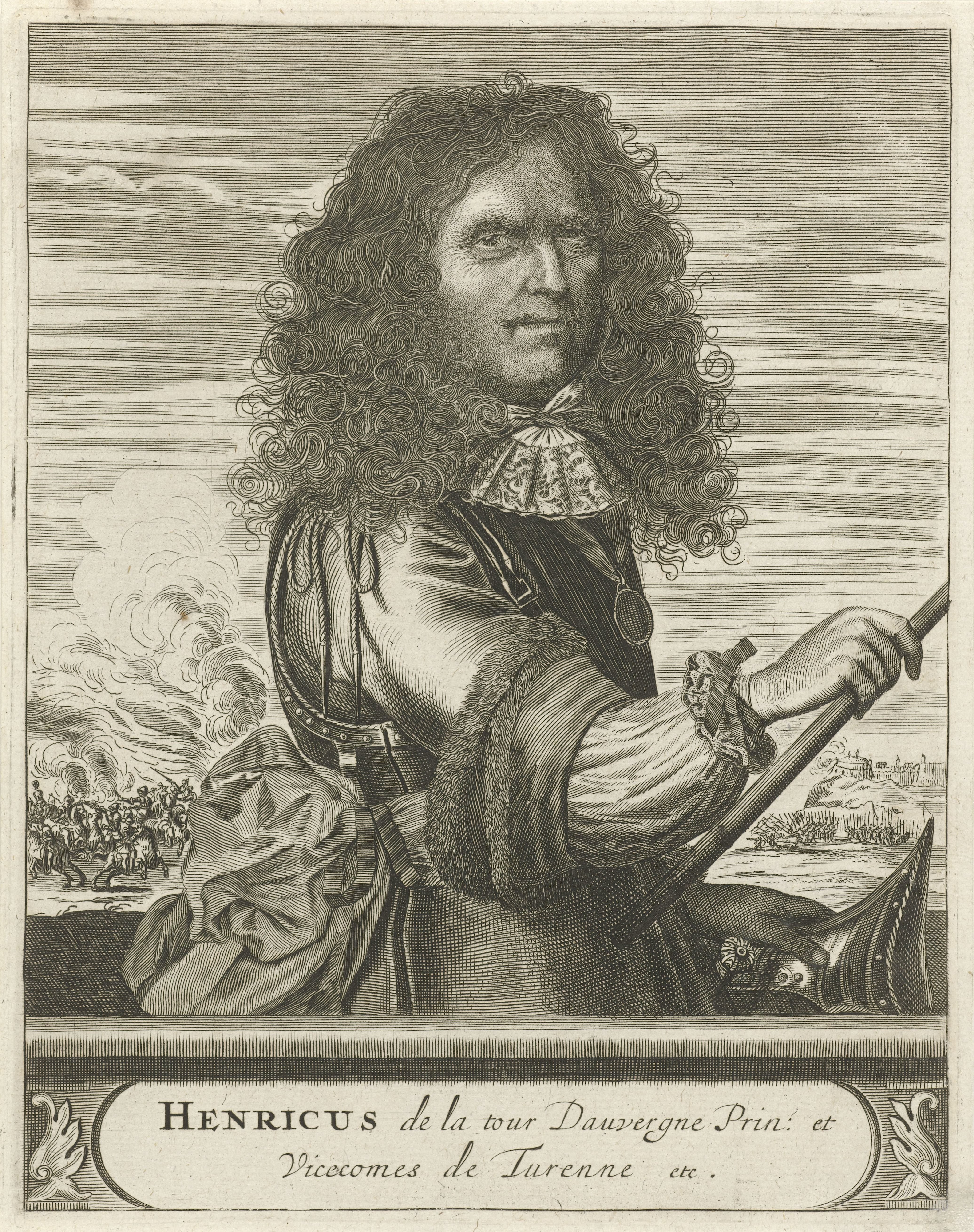 Portret van Henri de Latour d'Auvergne