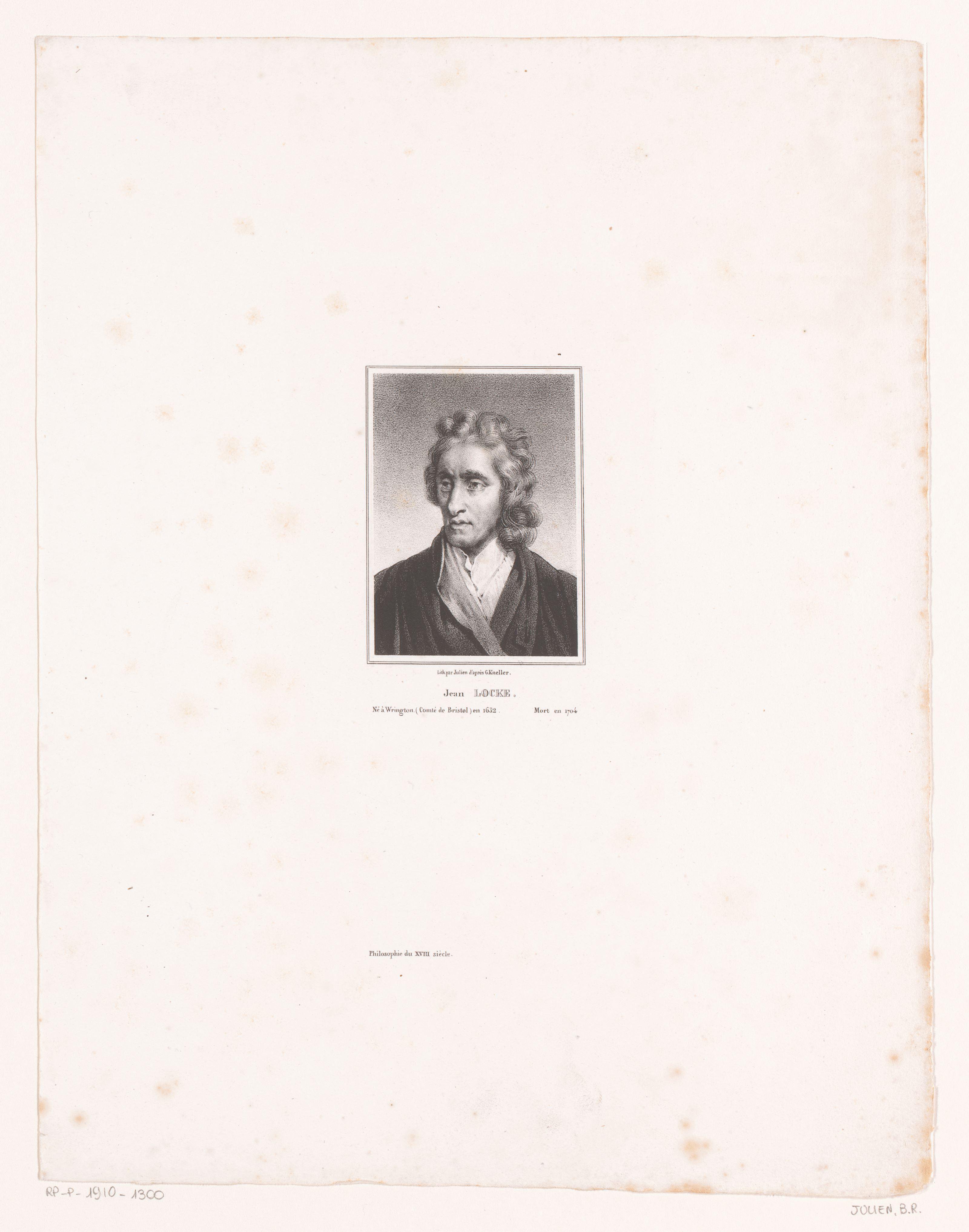 Portret van John Locke