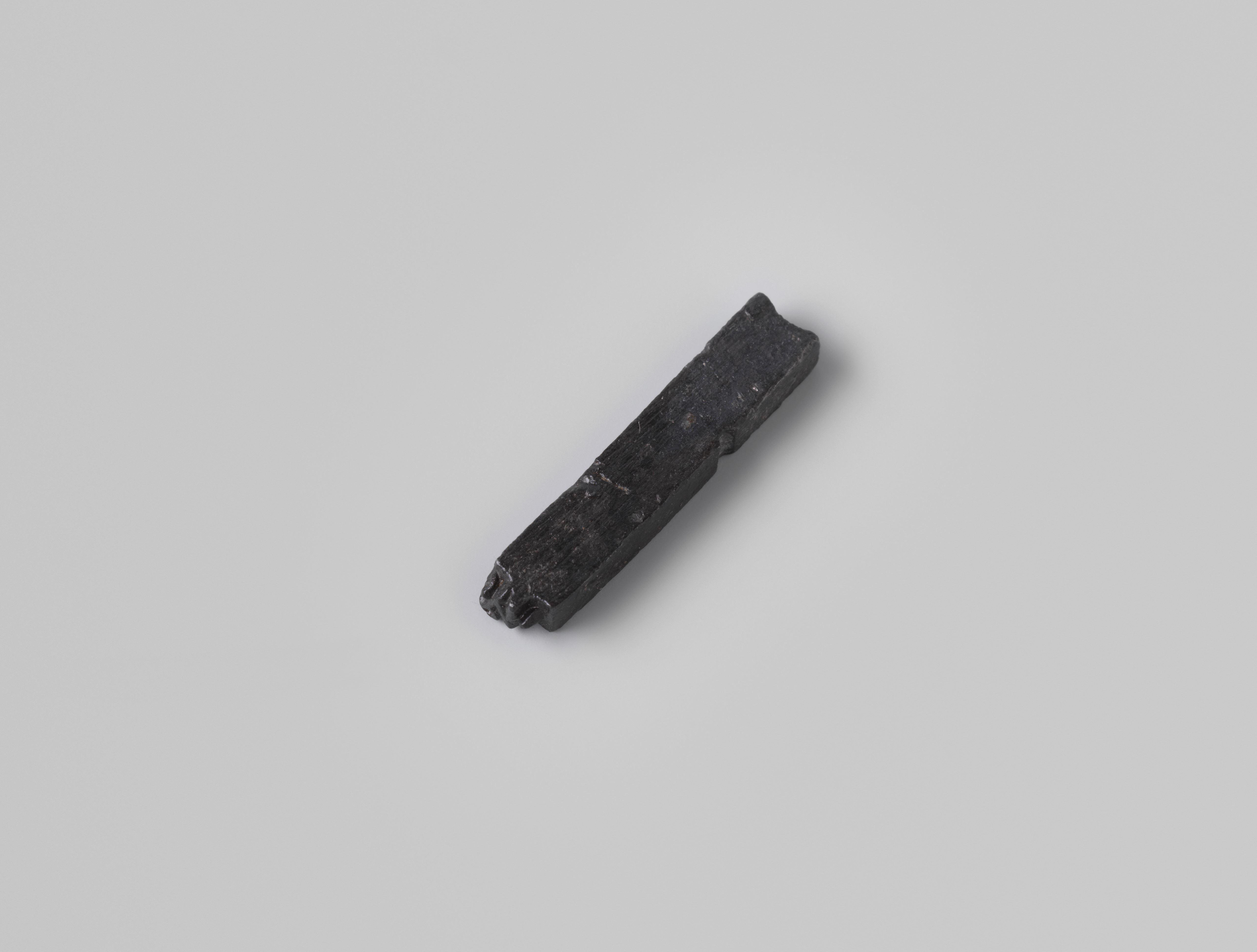 Printing type with a Malay character from the wreck of the Dutch East India ship Hollandia