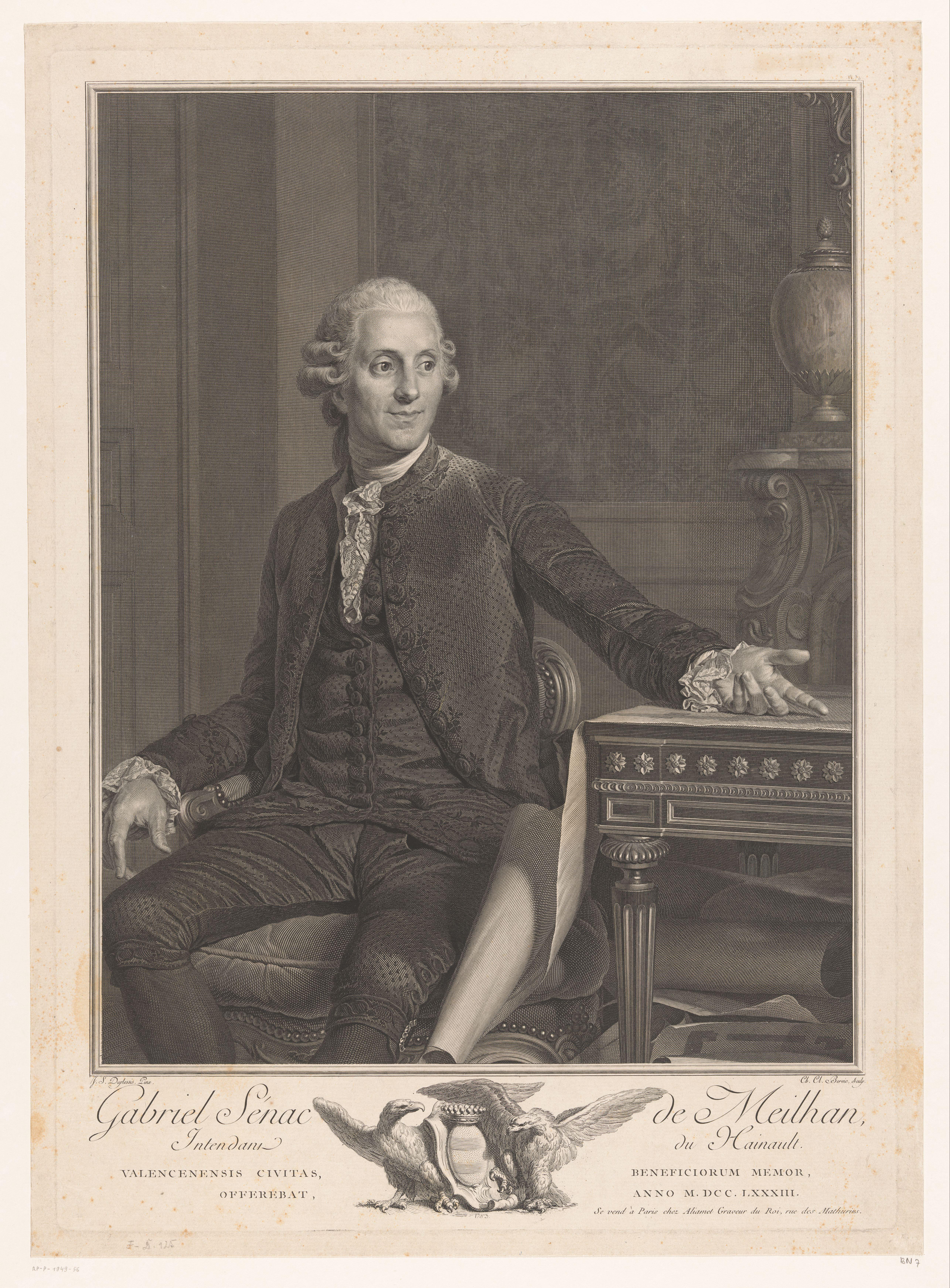 Portret van Gabriel Sénac de Meilhan