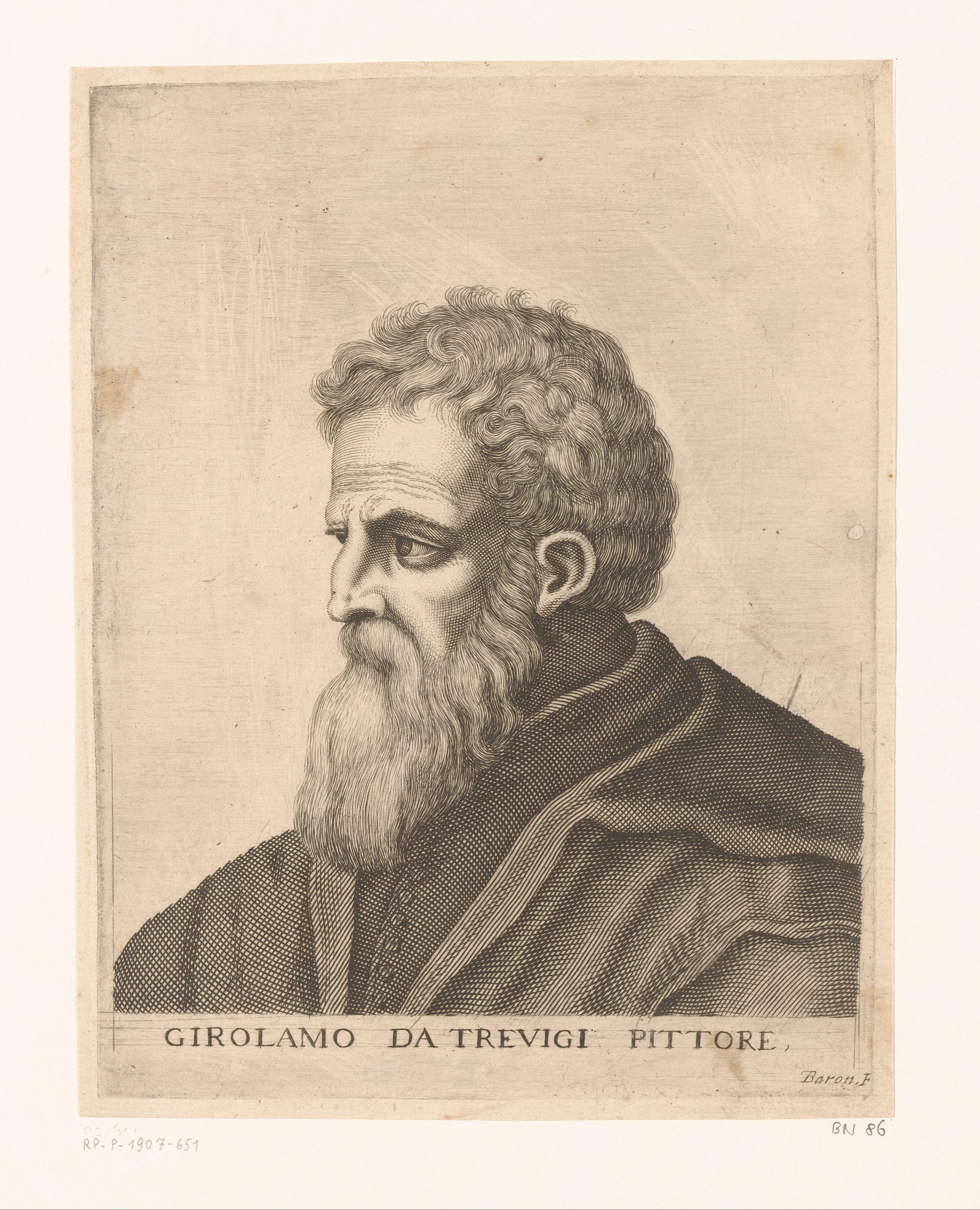 Portret van Girolamo da Treviso