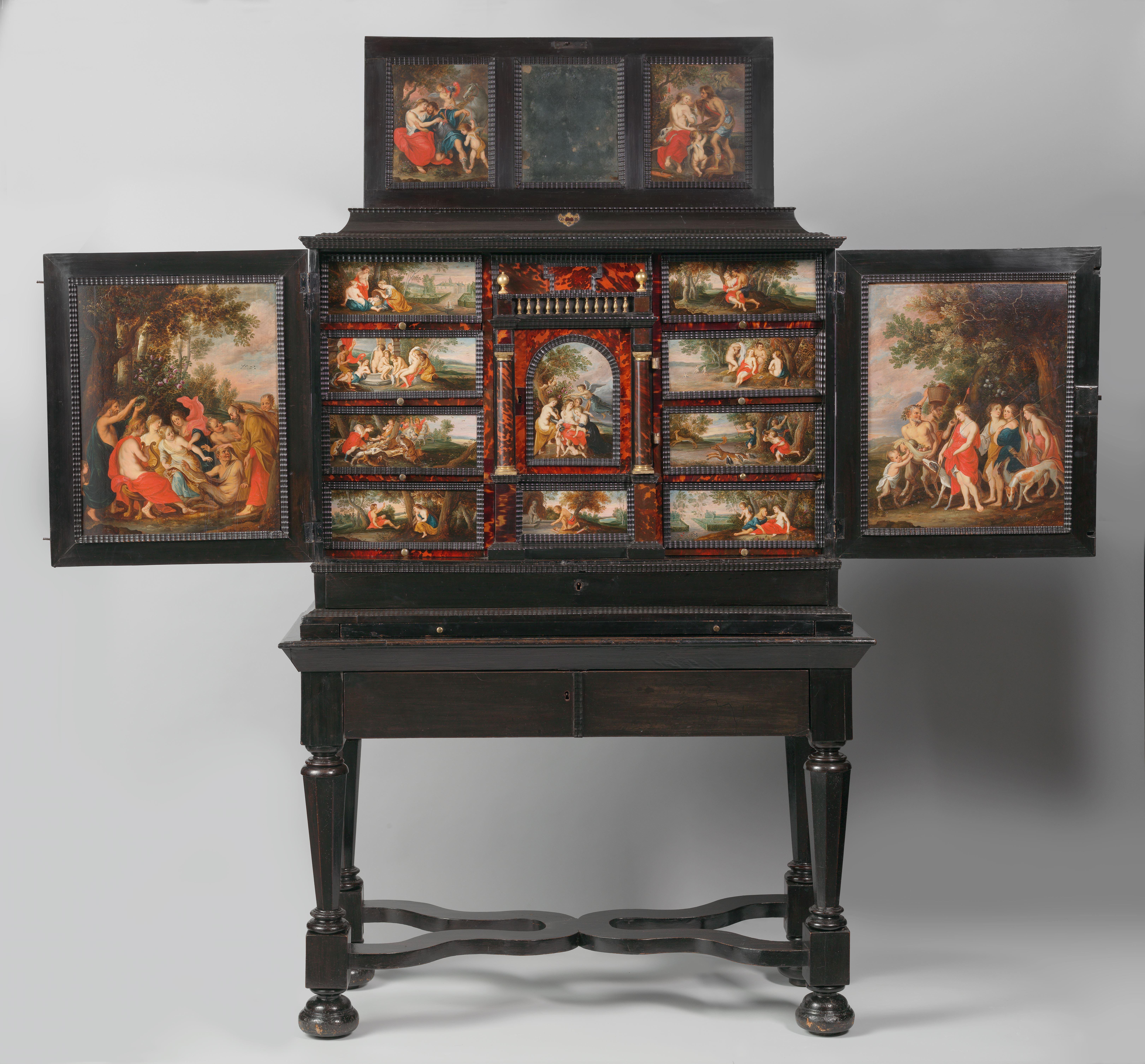 Cabinet Decorated with an Allegory of Peace Surrounded by Mythological Subjects