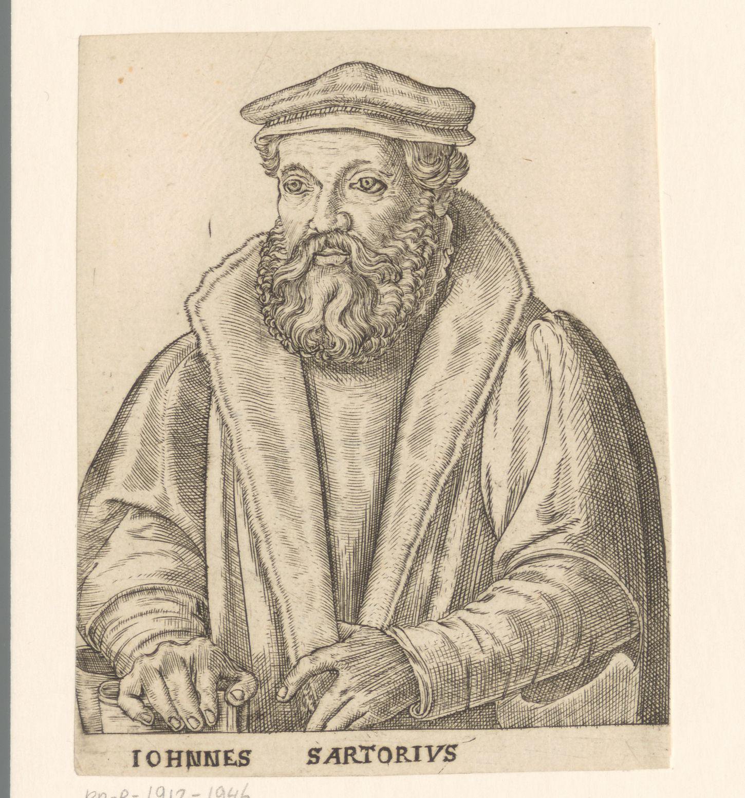 Portret van Johannes Sartorius