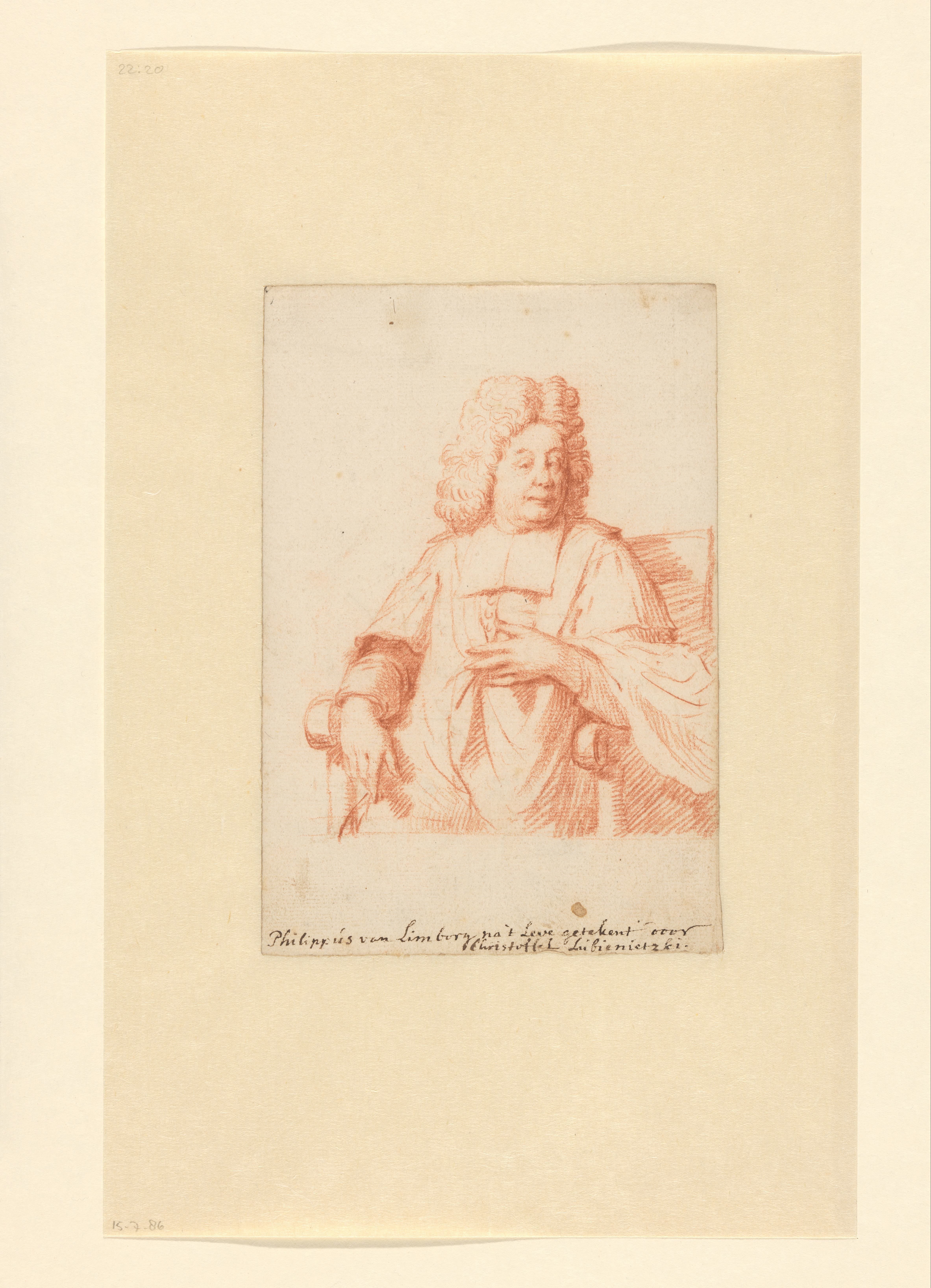 Portret van Philippus van Limborch