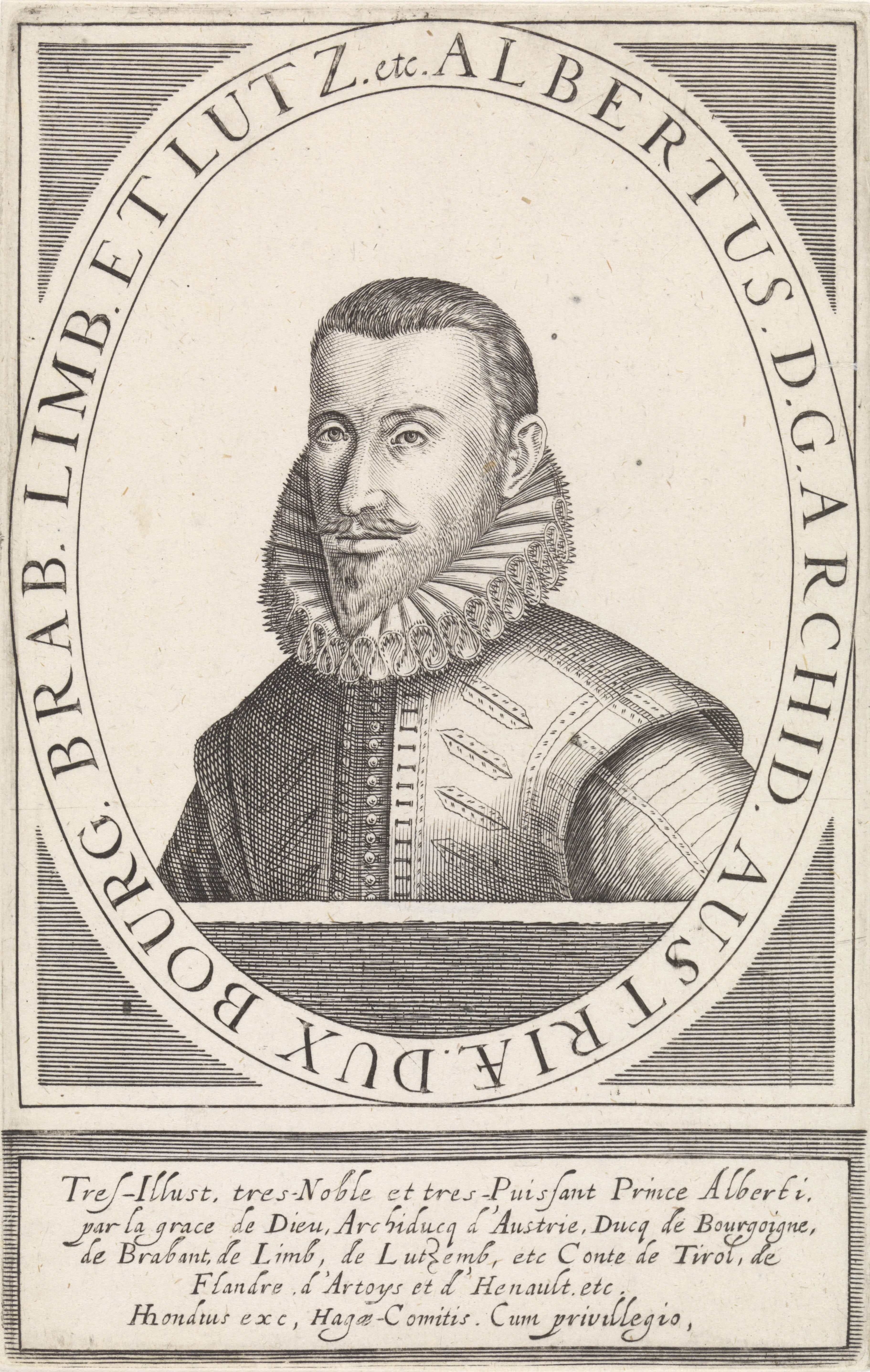 Portret van Albrecht, aartshertog van Oostenrijk