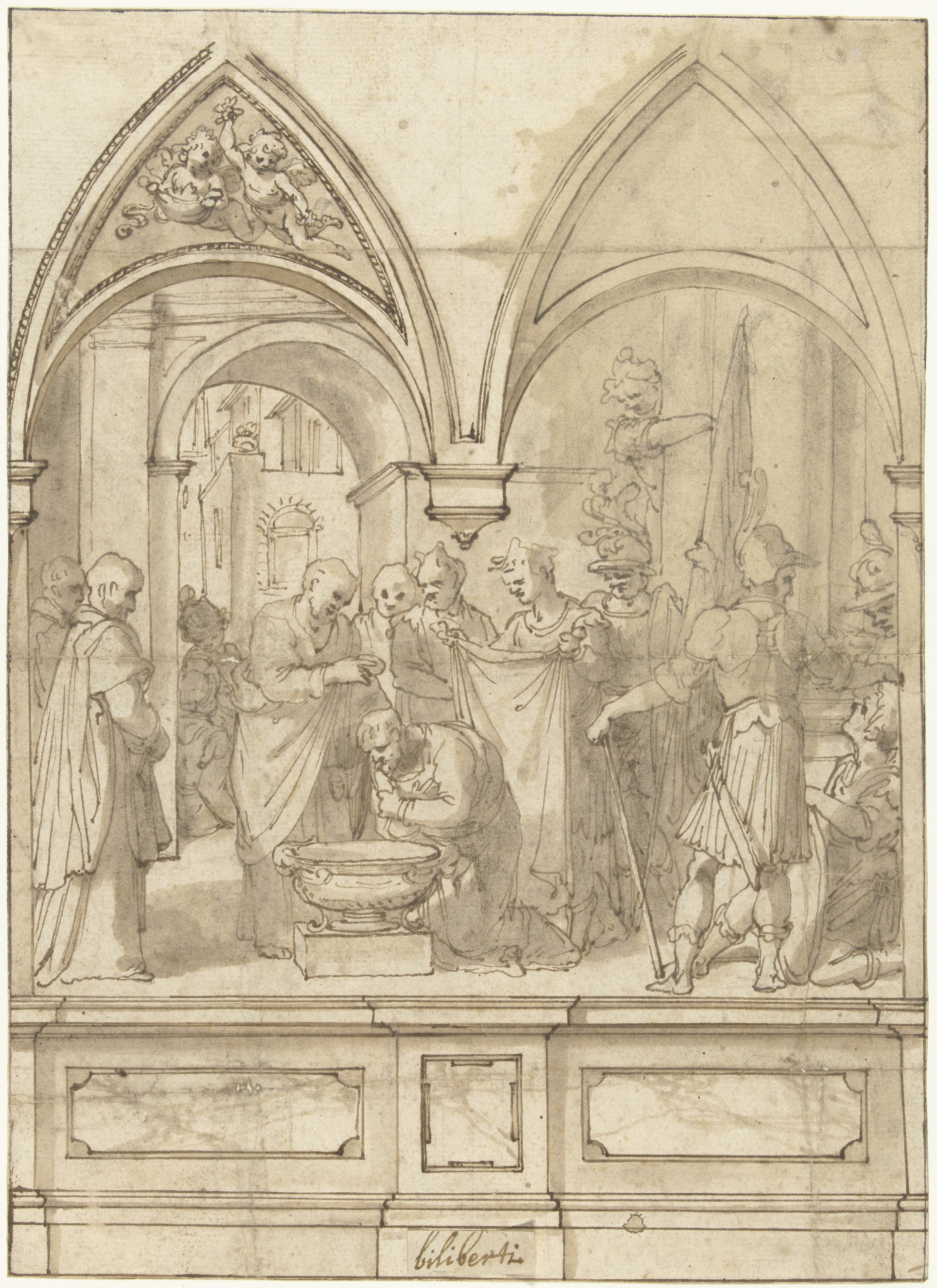De doop van de centurio, door Petrus