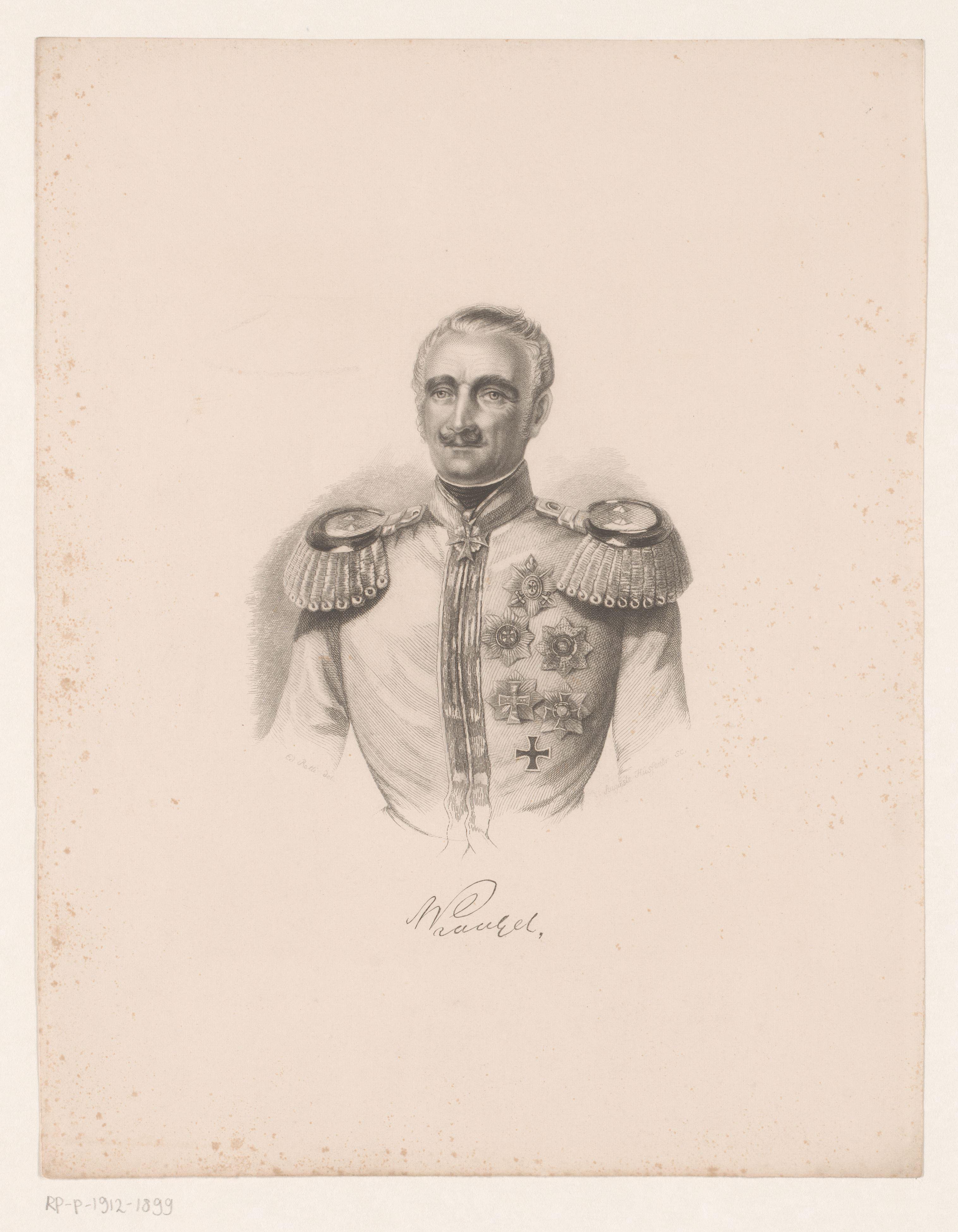 Portret van Friedrich Wrangel