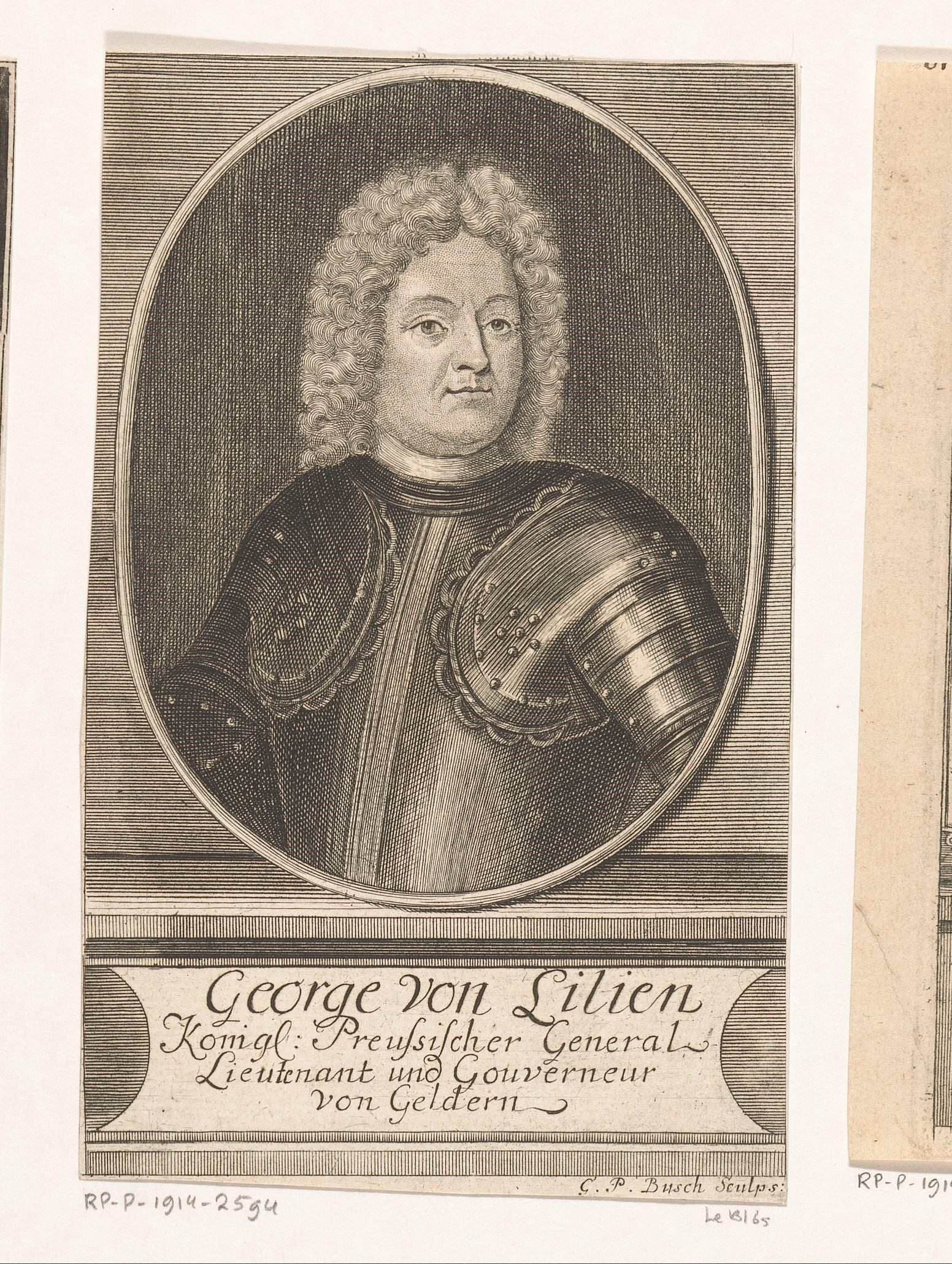 Portret van Georg von Lilien