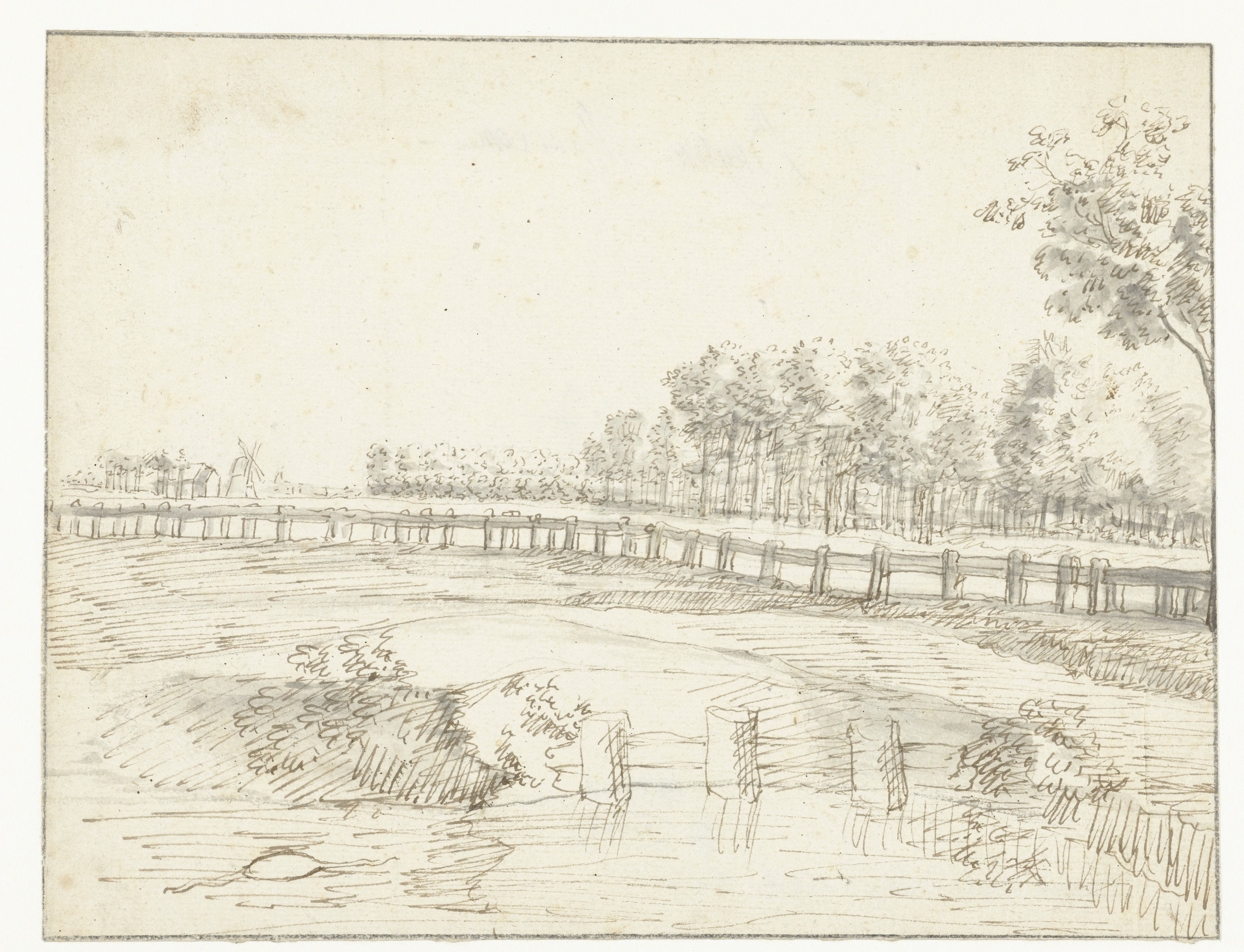 Landschap in de omgeving van Haarlem