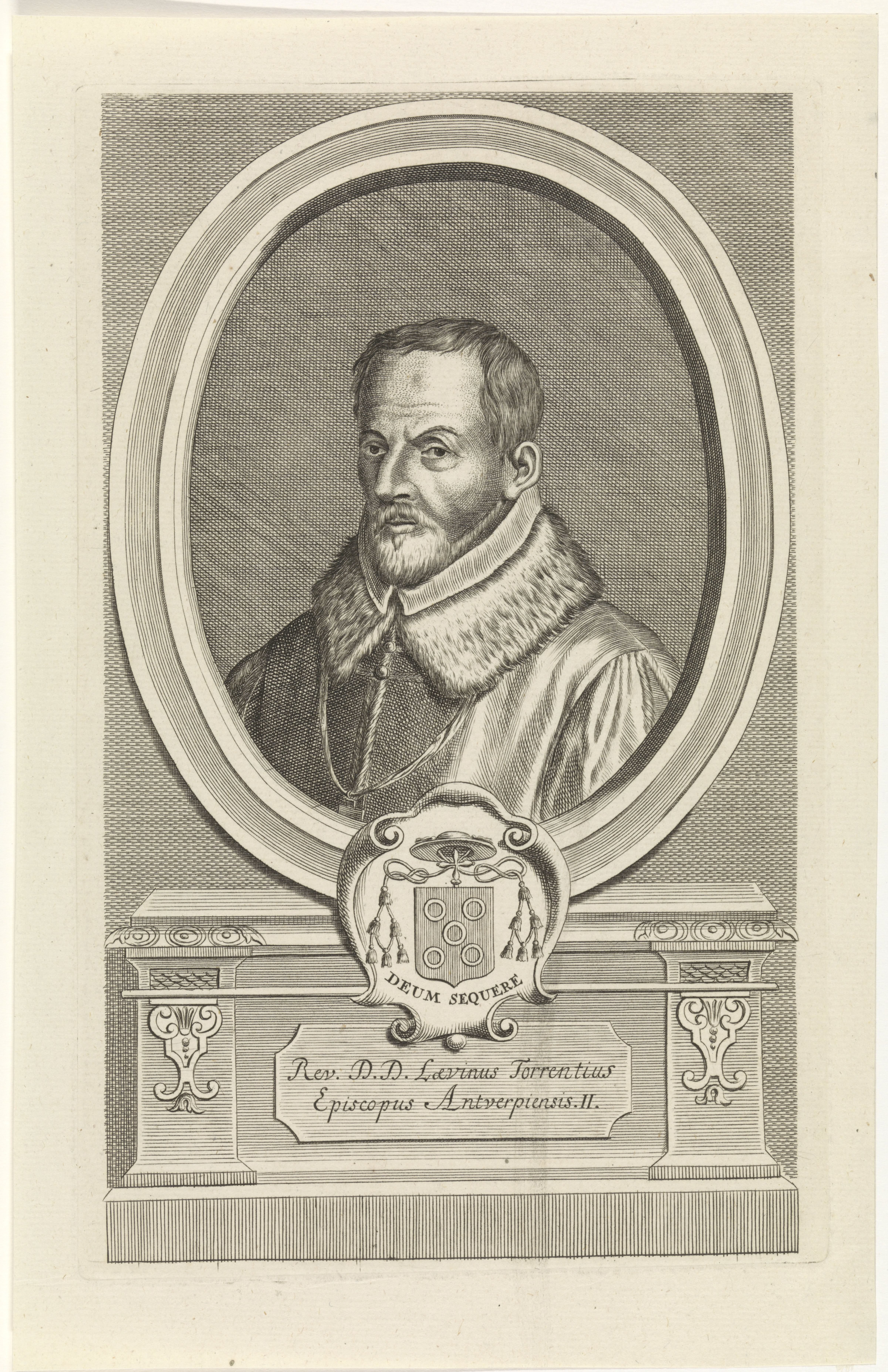 Portret van Laevinus Torrentius