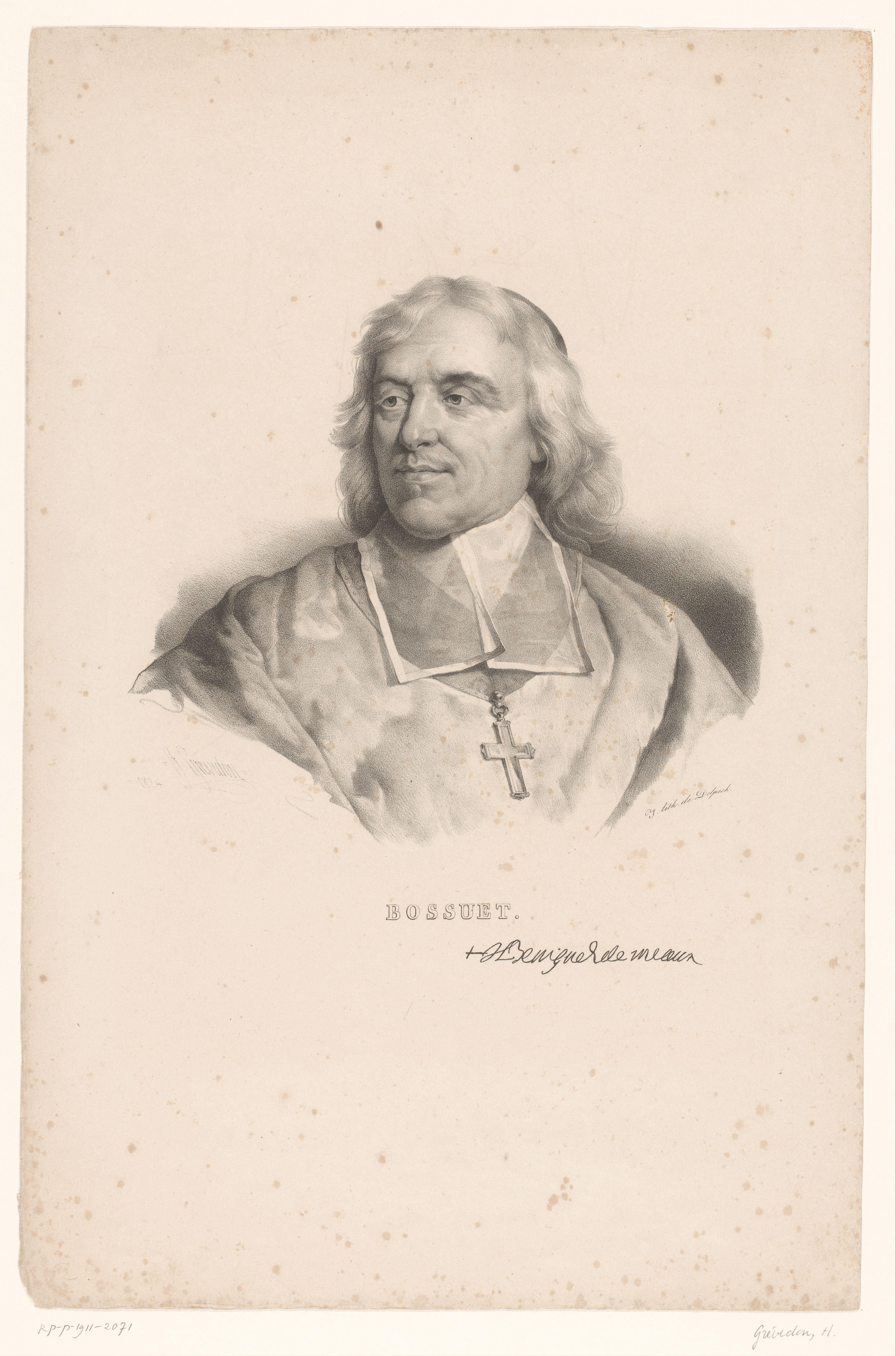 Portret van Jacques-Bénigne Bossuet