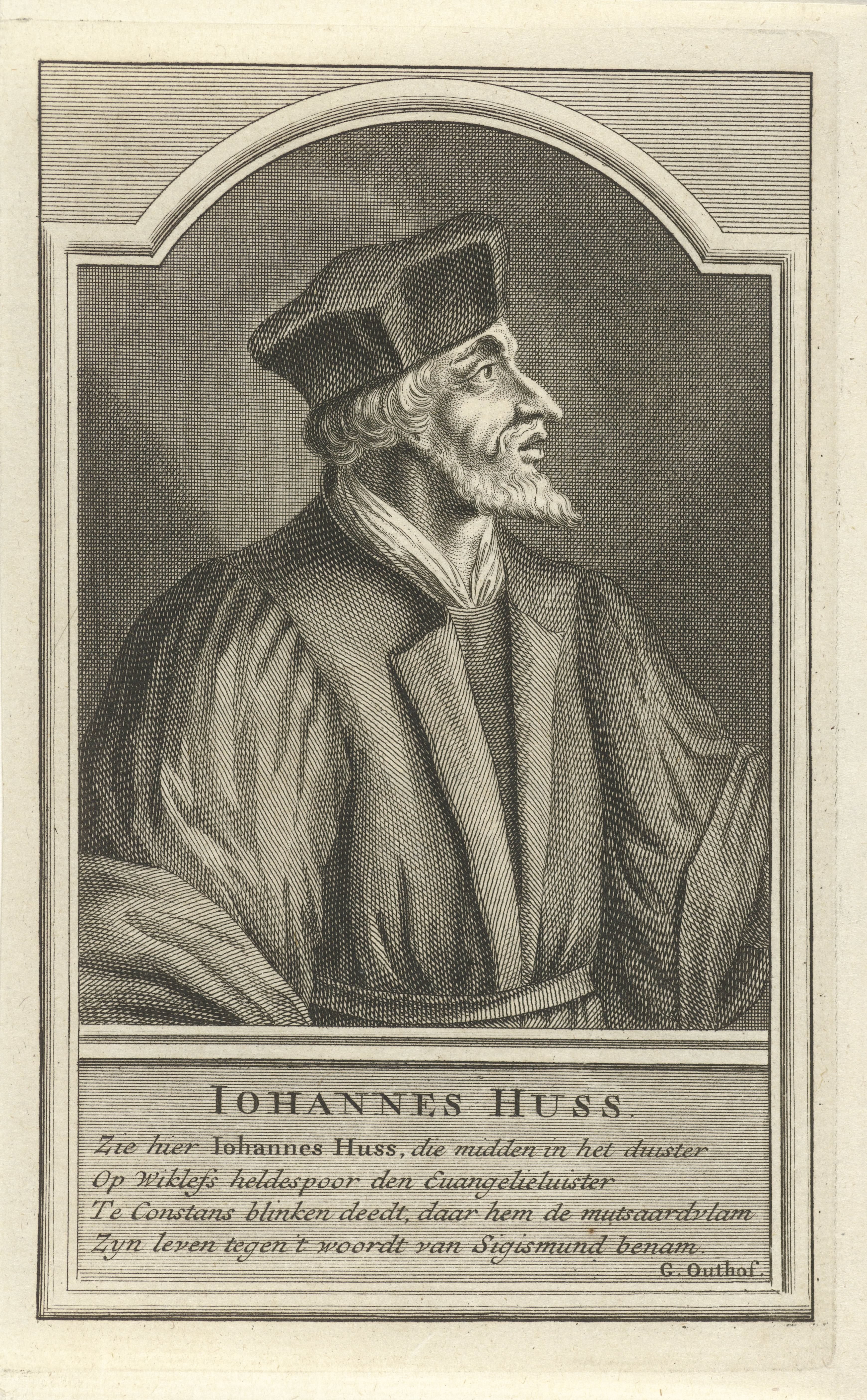 Portret van Johannes Hus