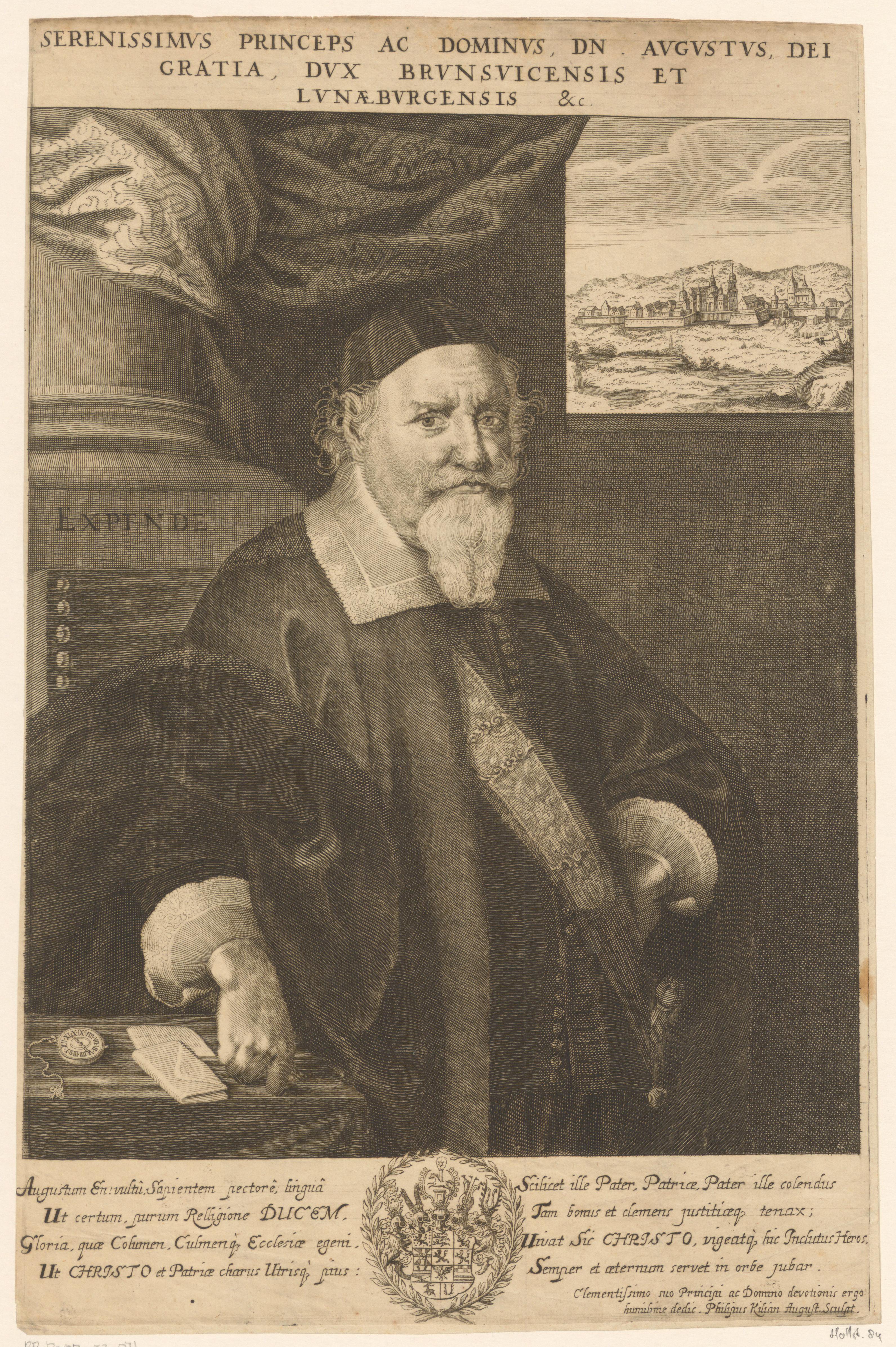 Portret van August von Braunschweig-Lüneburg