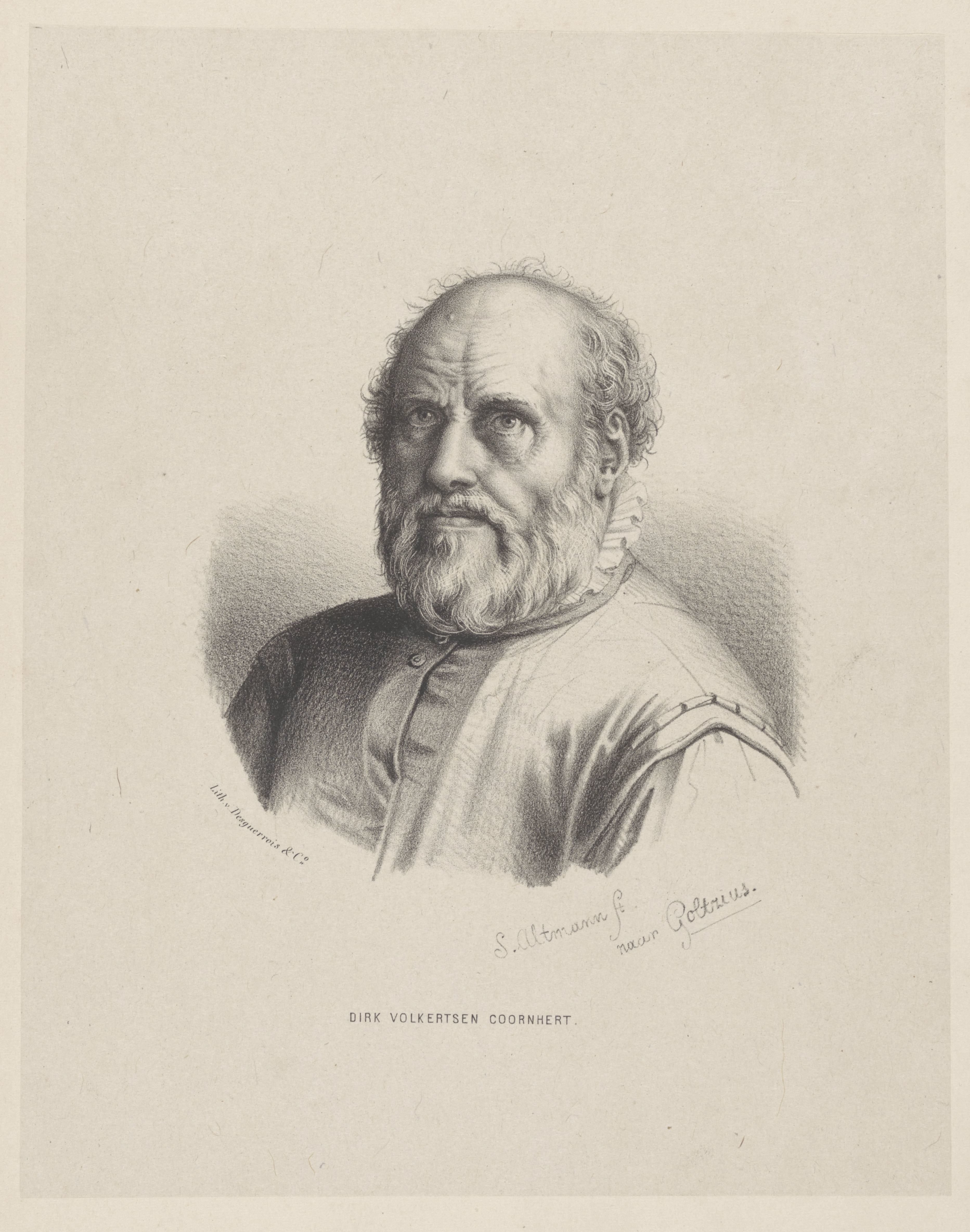 Portret van Dirck Volckertsz. Coornhert