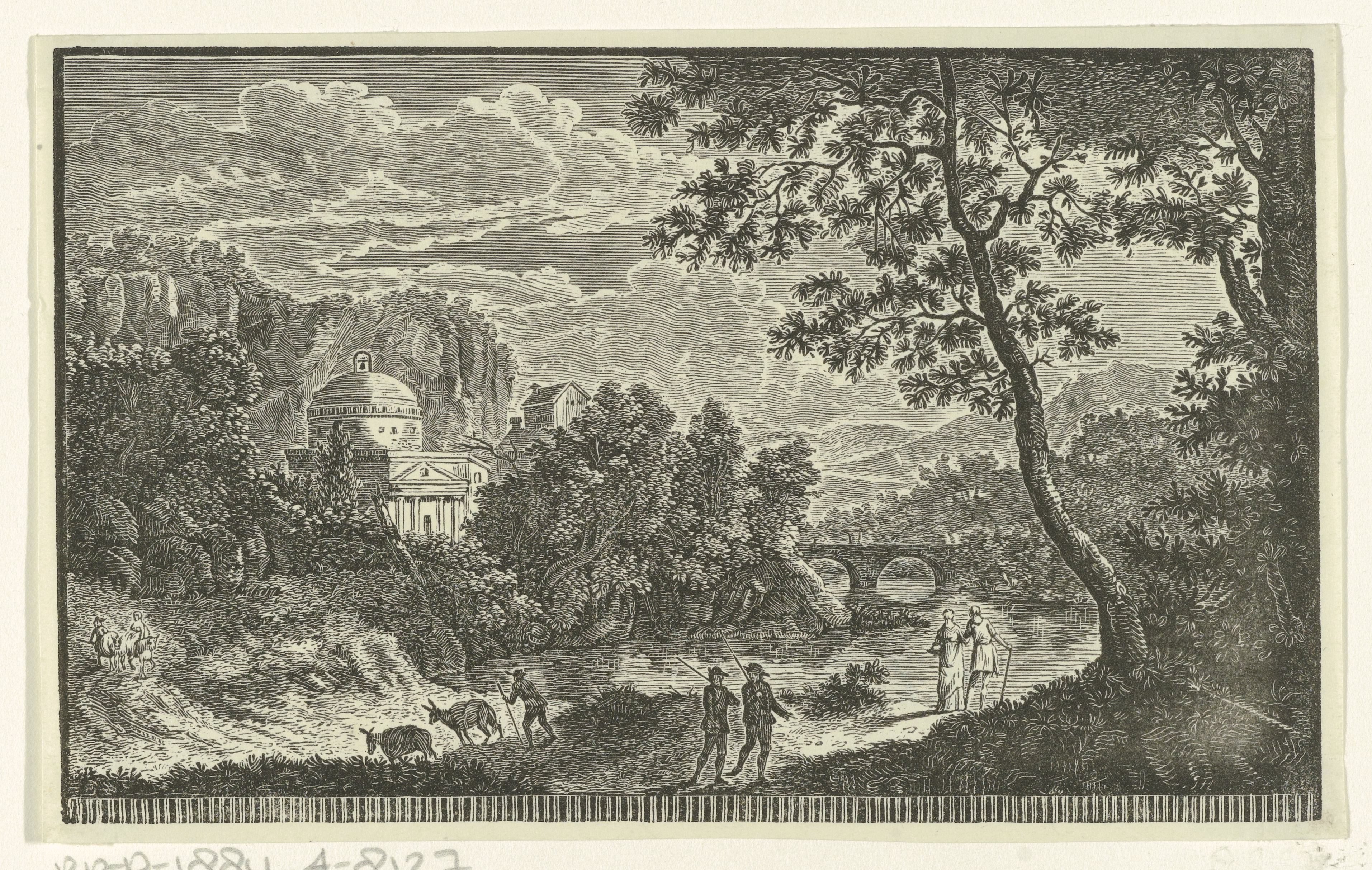 Landschap met een rivier