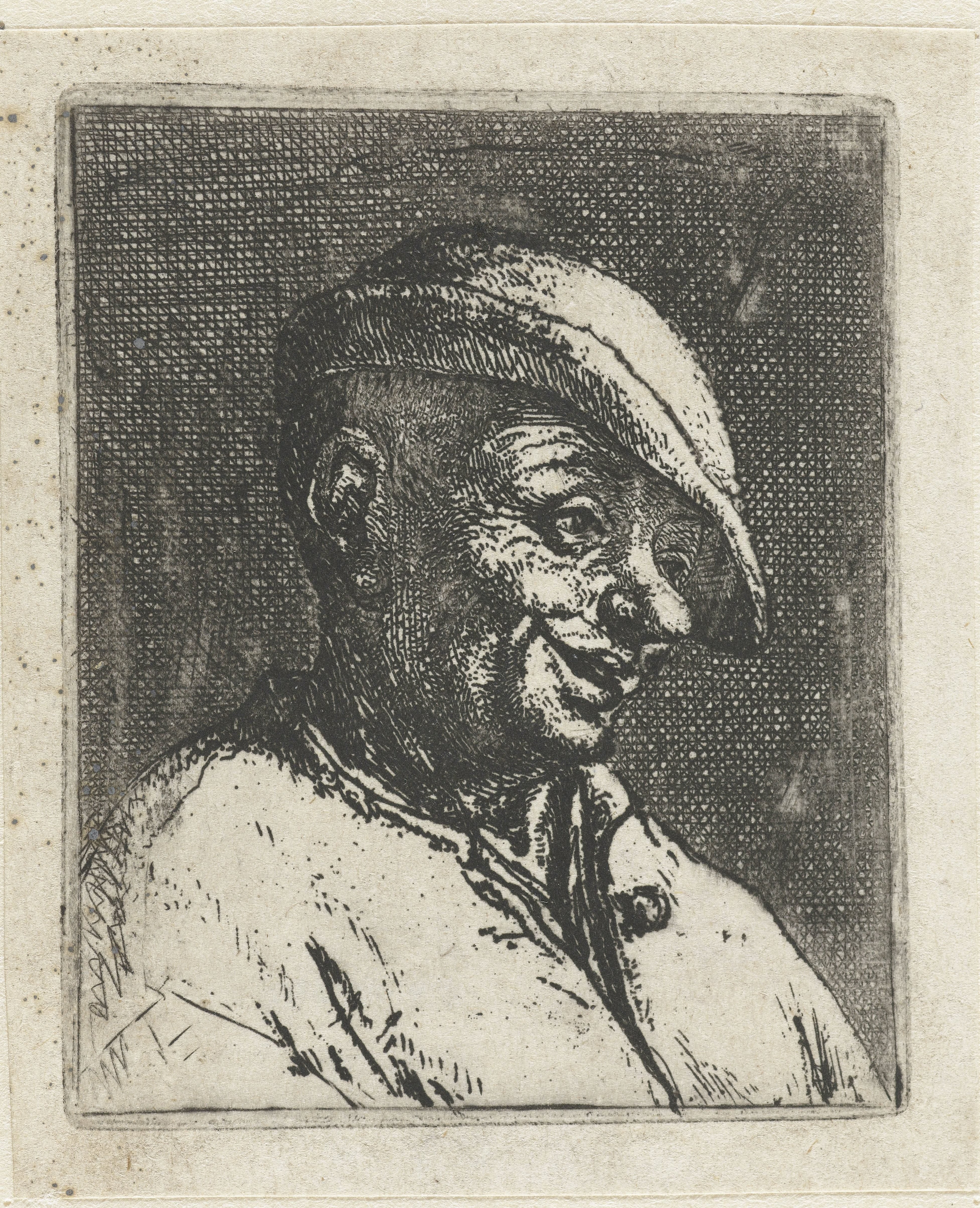 Bust of a Smiling Peasant