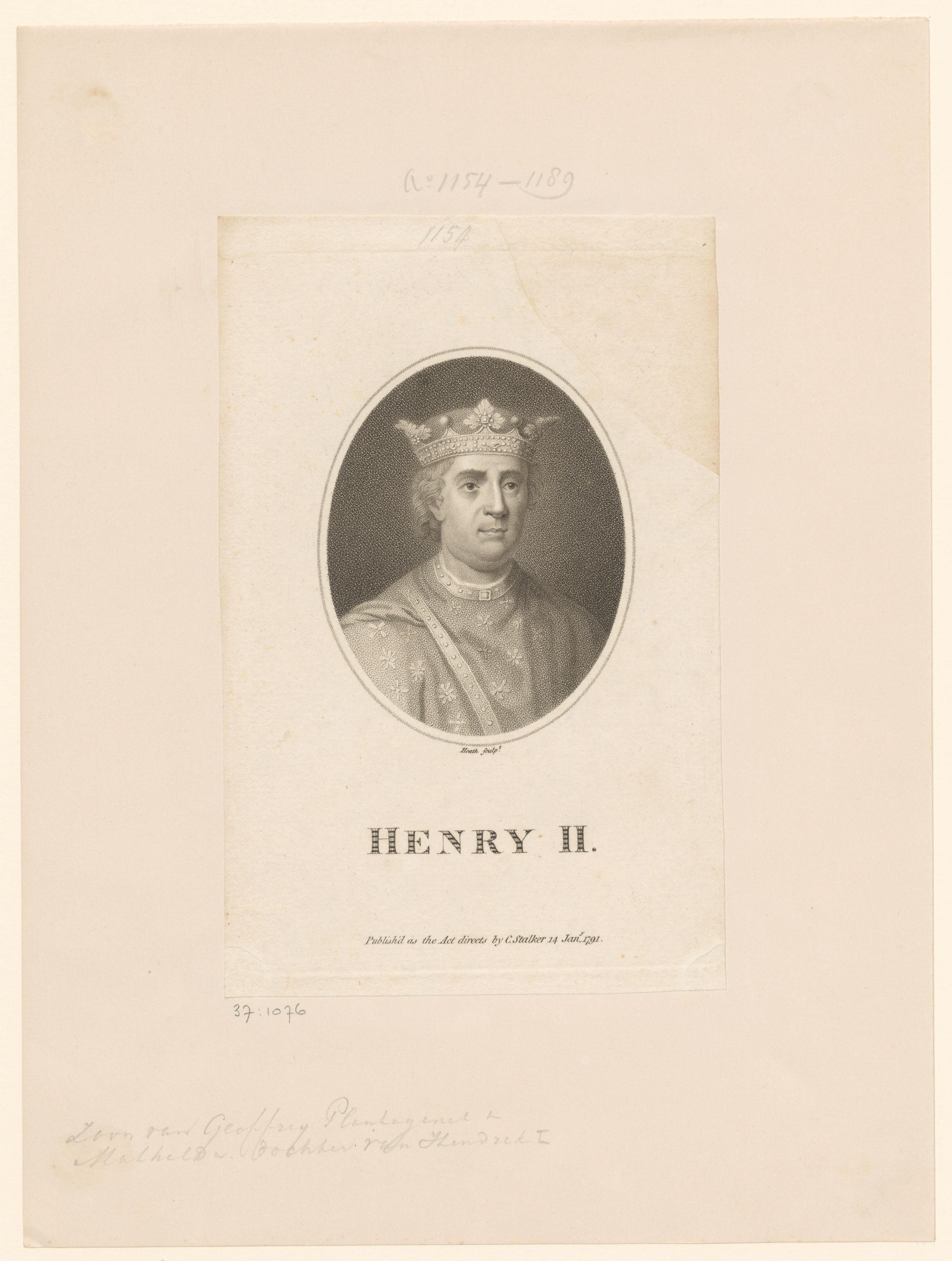 Portret van Hendrik II