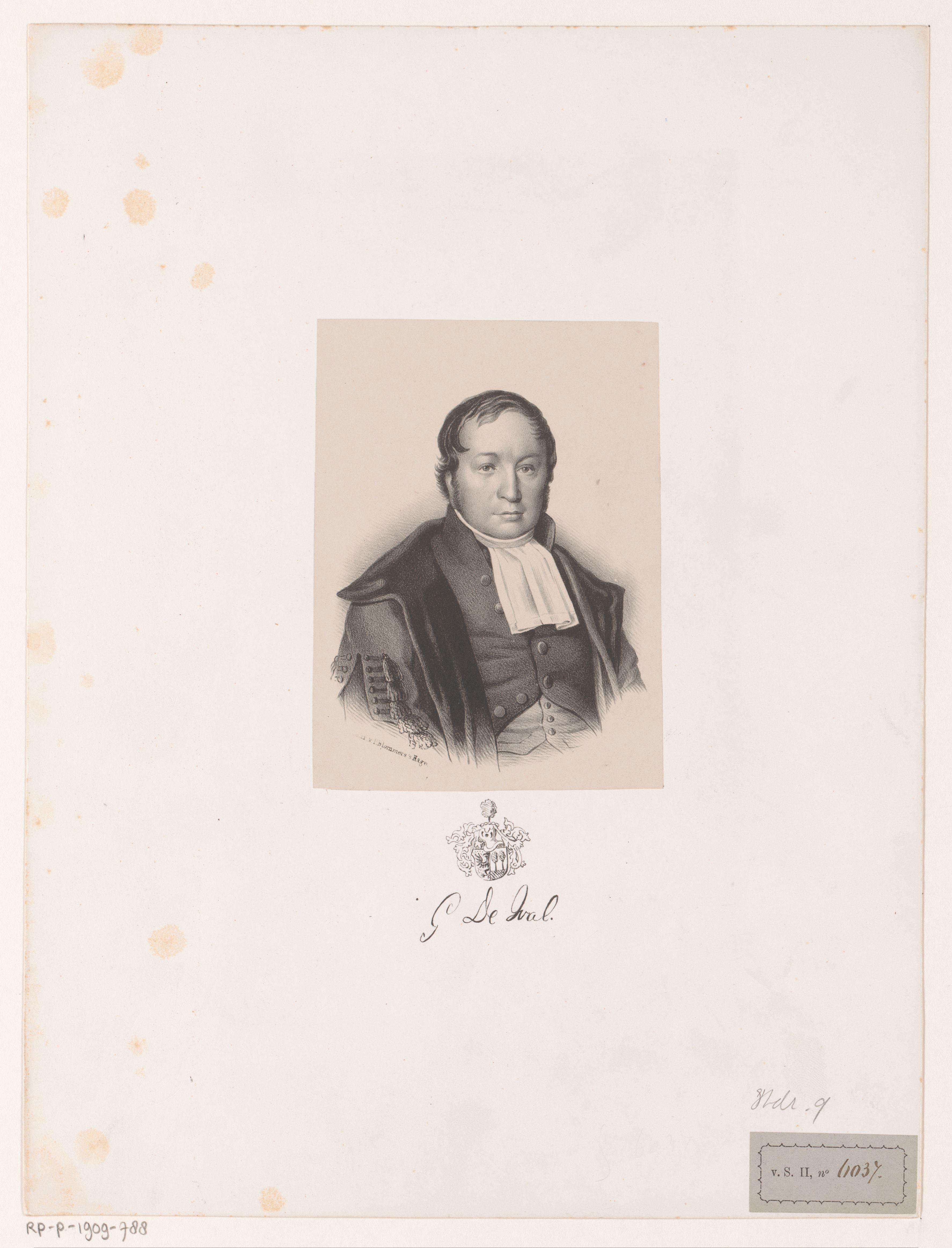 Portret van Gabinus de Wal