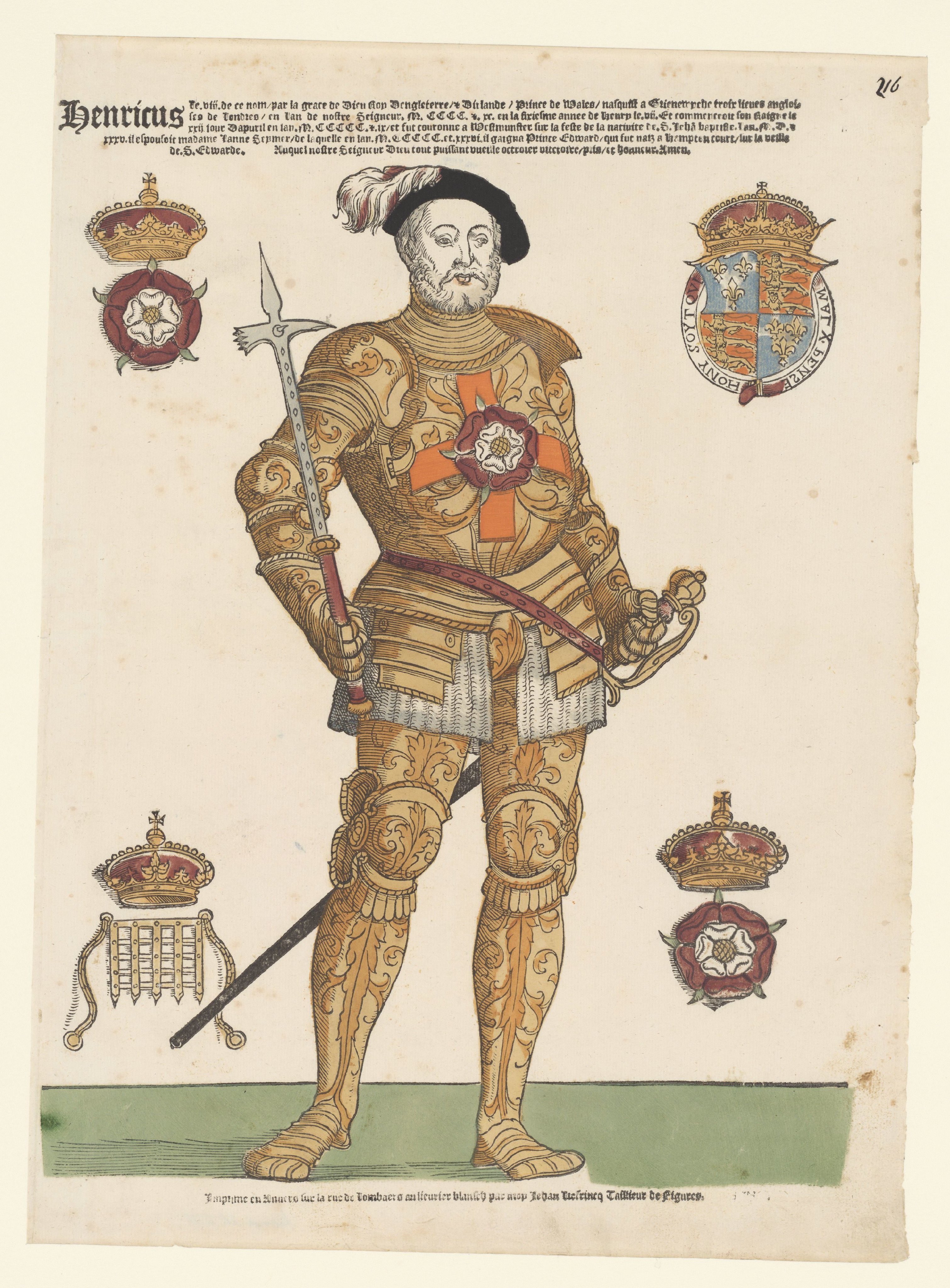 Portret van Hendrik VIII van Engeland