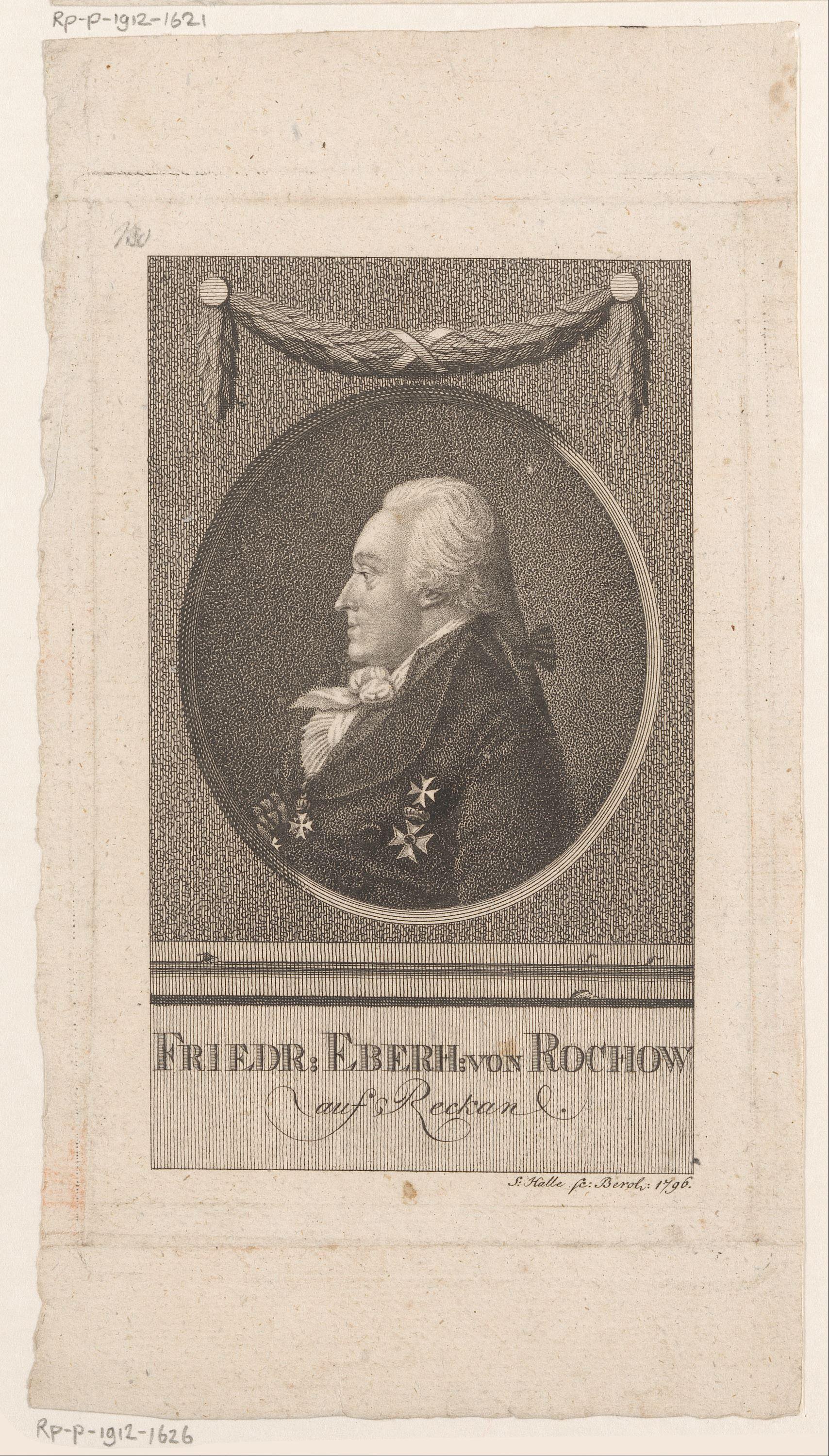 Portret van Friedrich Eberhard von Rochow