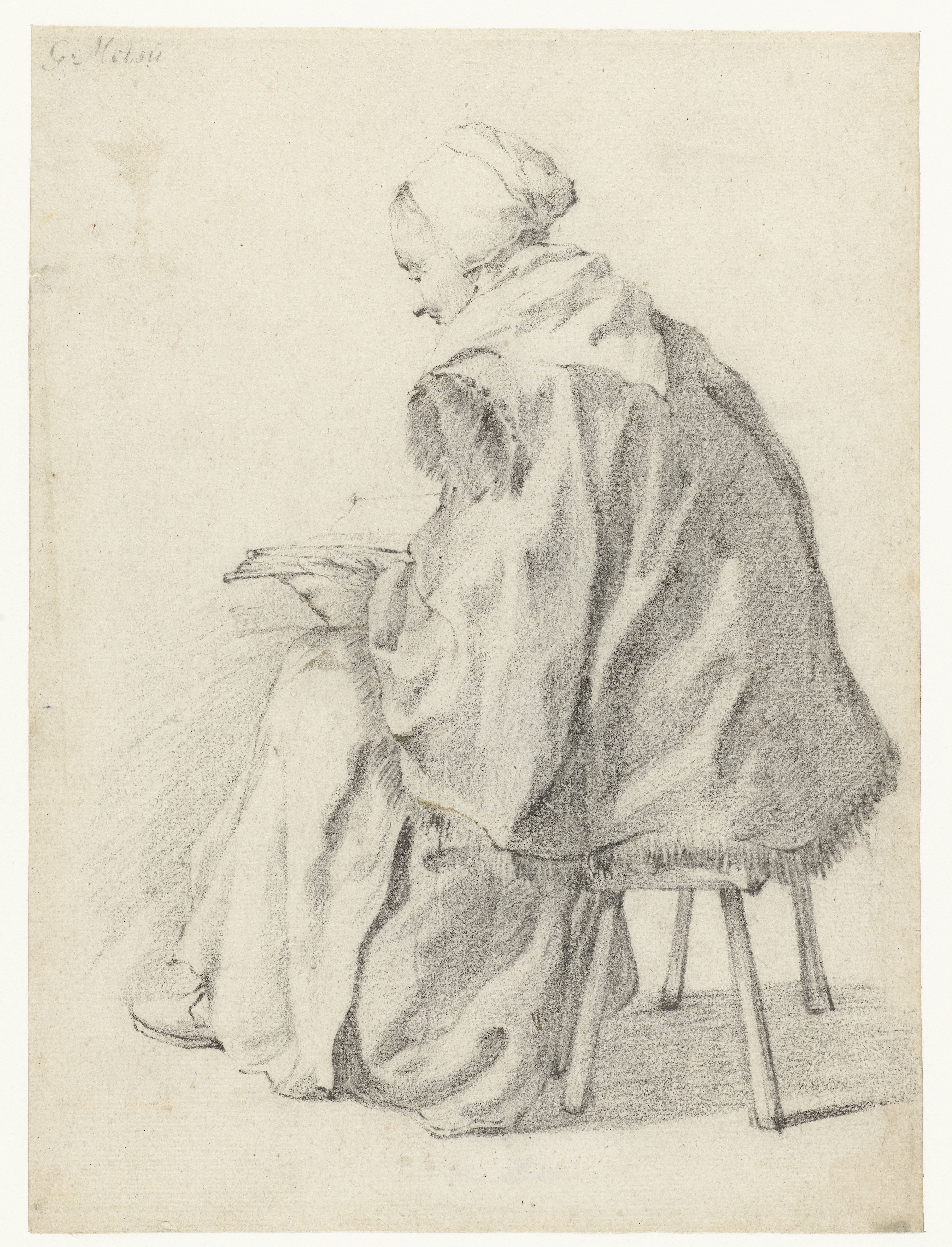 Seated Woman, Reading a Book