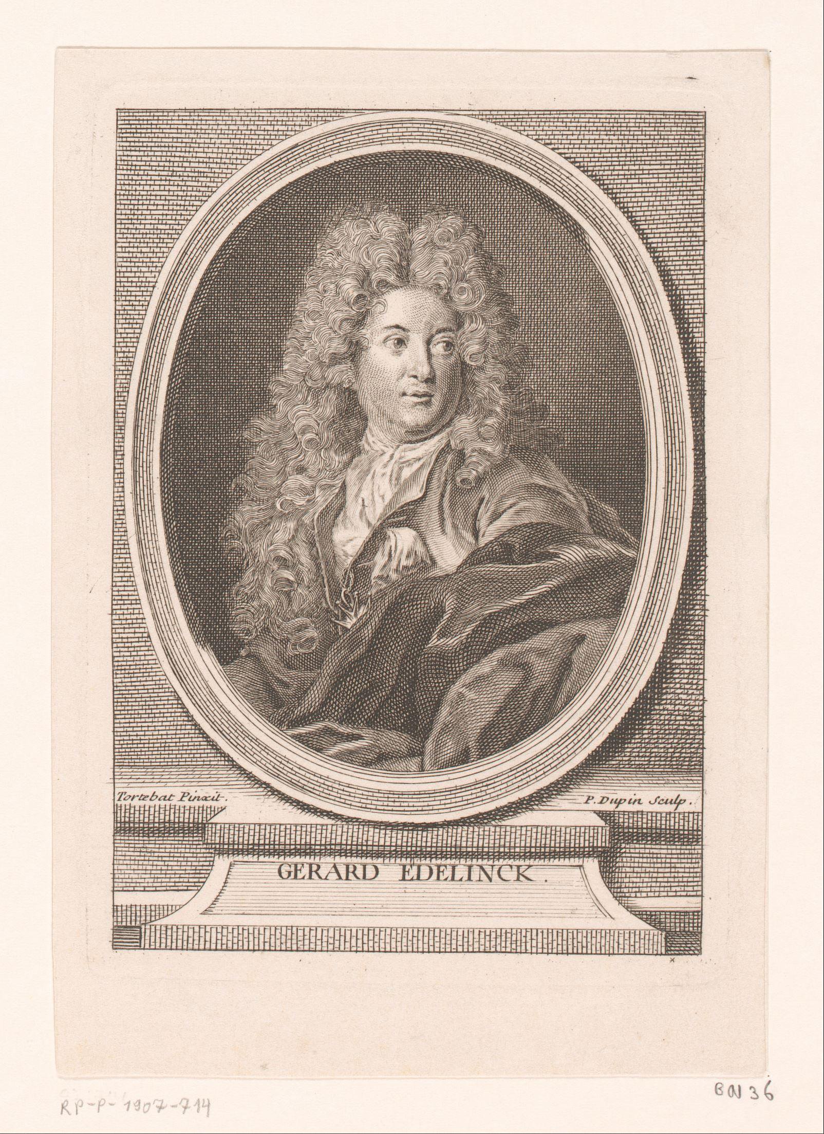 Portret van Gérard Edelinck