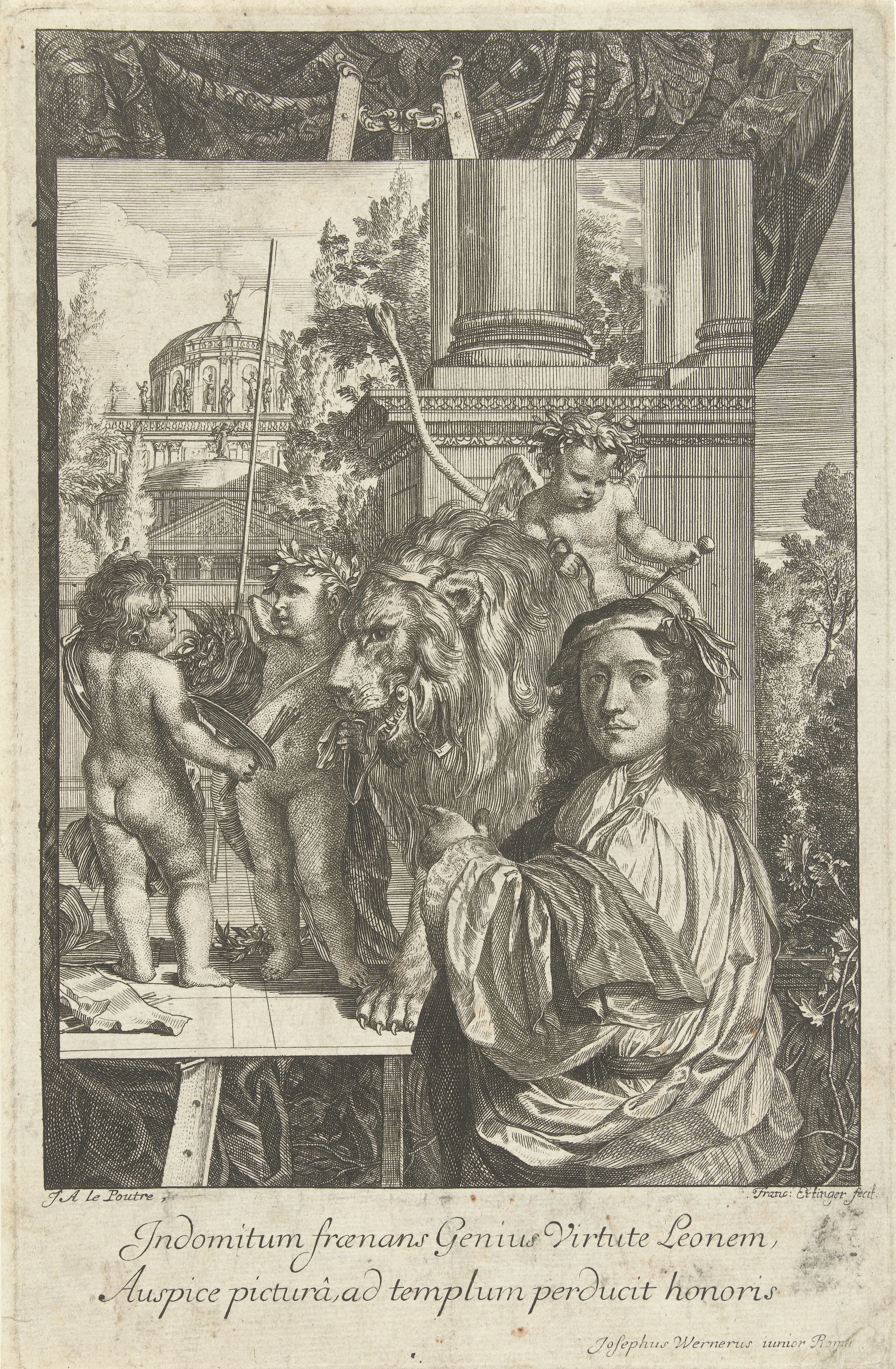 Portret van Joseph Werner