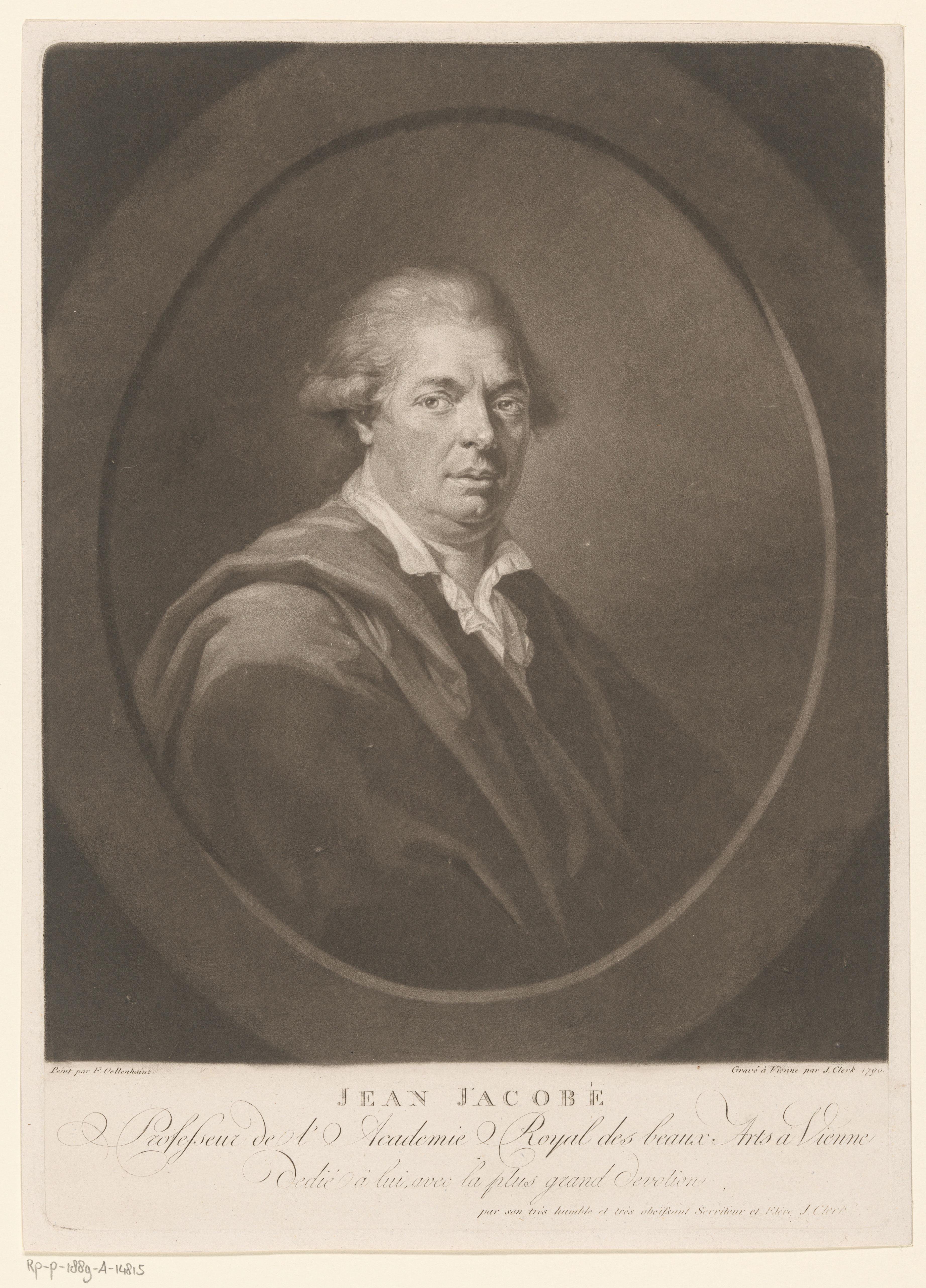 Portret van Johann Alexander Gottfried Jacobé
