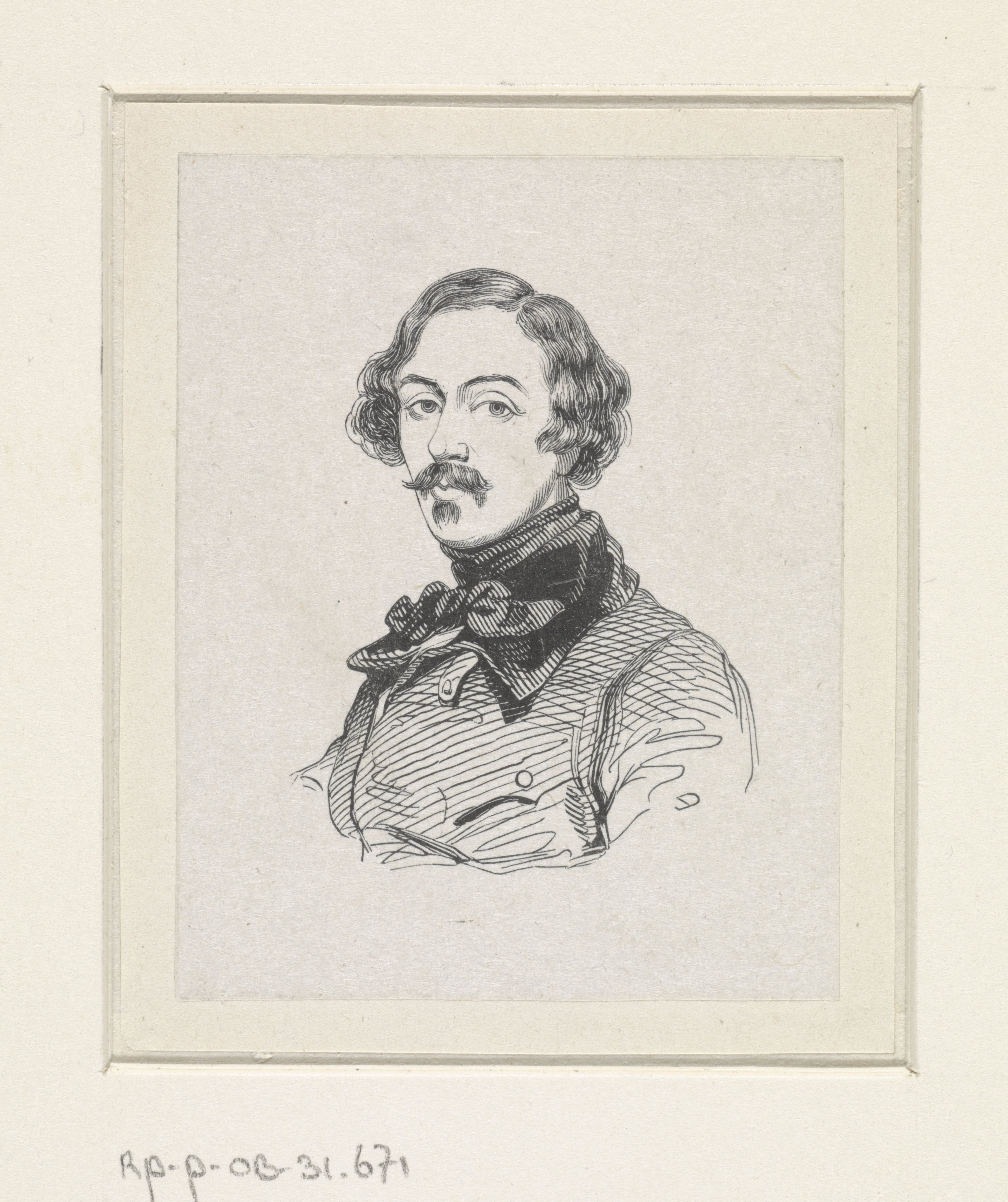 Portret van Ludovicus Antonius Carolus