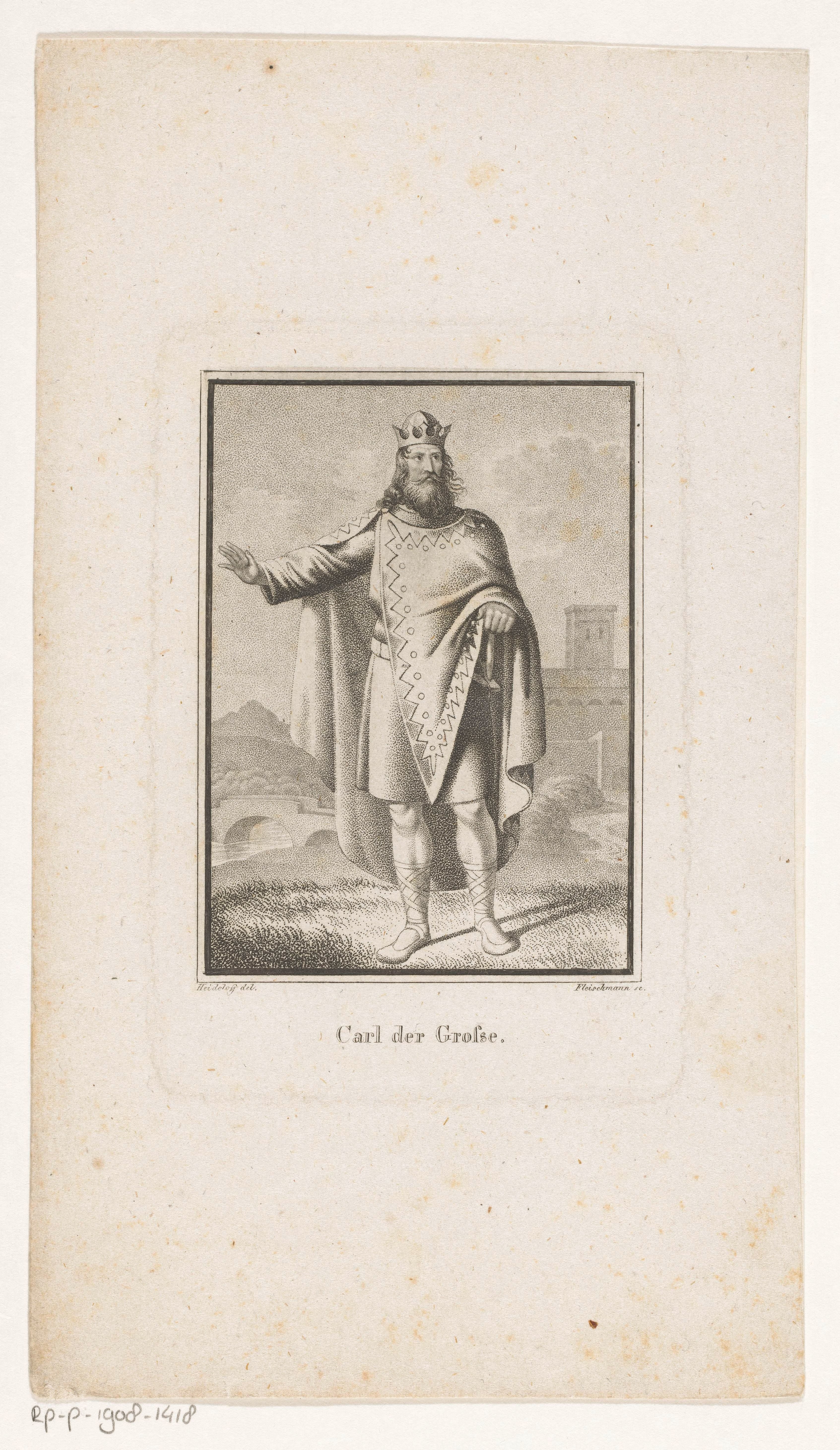 Portret van Karel de Grote