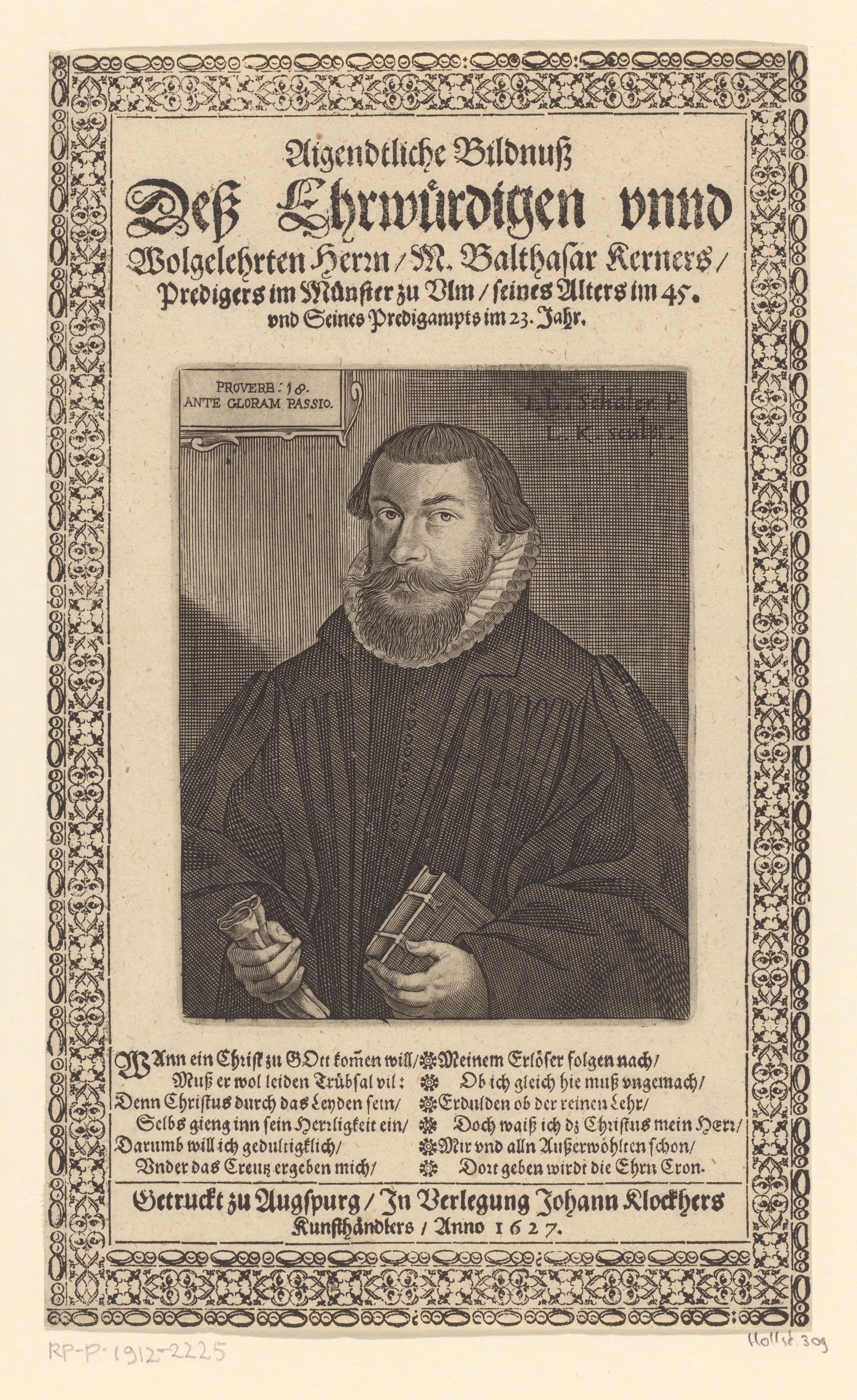 Portret van Balthasar Kerner